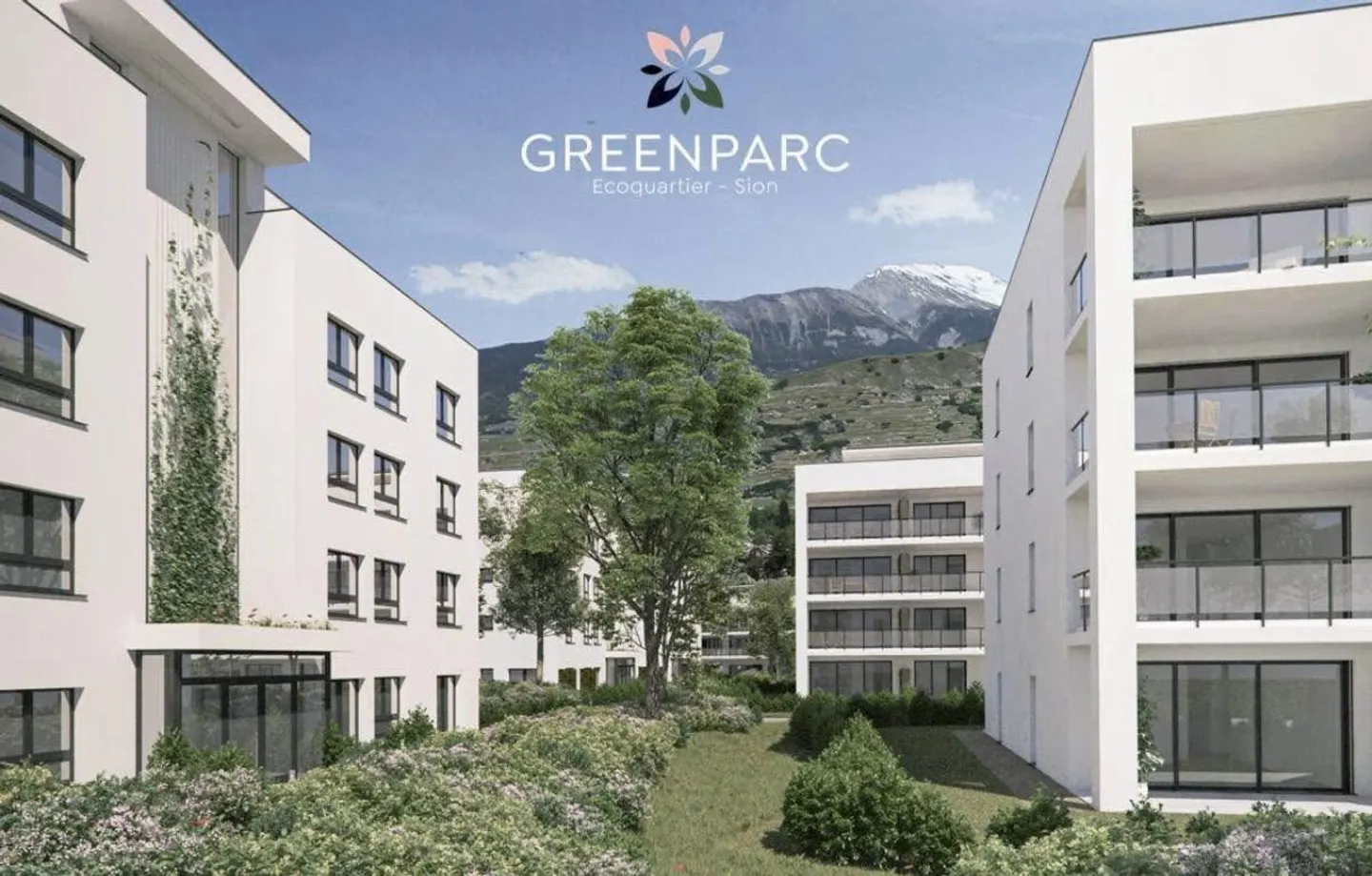 Parking space in the underground garage of Green Parc in Sion - Photo 1 of 2