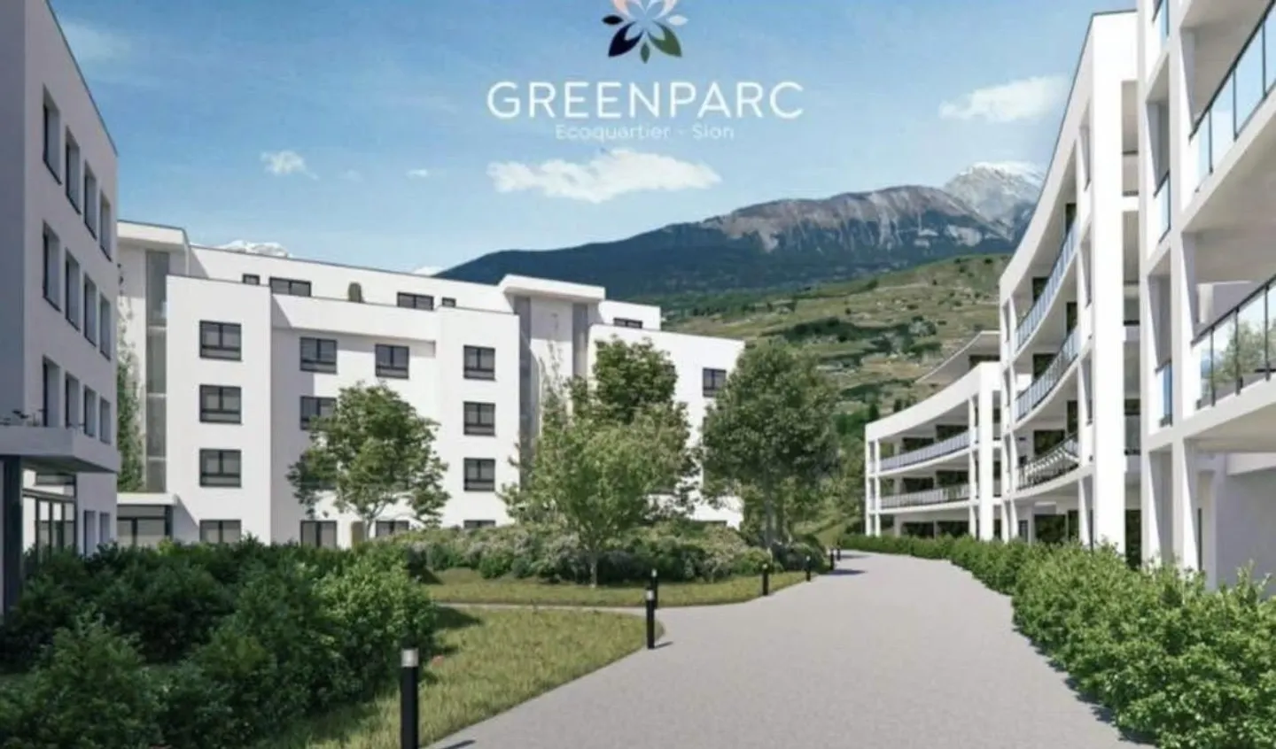 Parking space in the underground garage of Green Parc in Sion - Photo 2 of 2