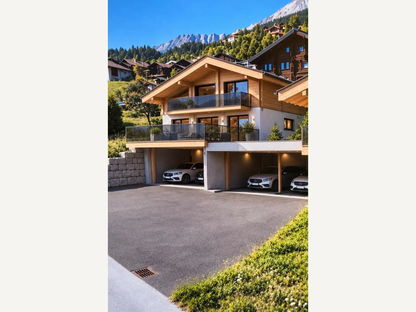 Neues Chalet mit 5,5 Zimmern in Ayent - Alpenpanorama 15 Minuten von Sion entfernt - Bau läuft - Foto 3 von 10
