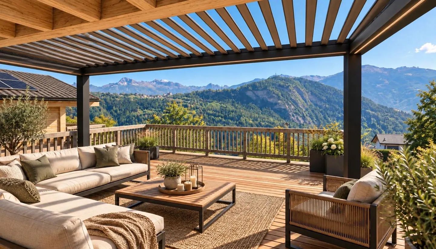 Neues Chalet mit 5,5 Zimmern in Ayent - Alpenpanorama 15 Minuten von Sion entfernt - Bau läuft - Foto 1 von 10