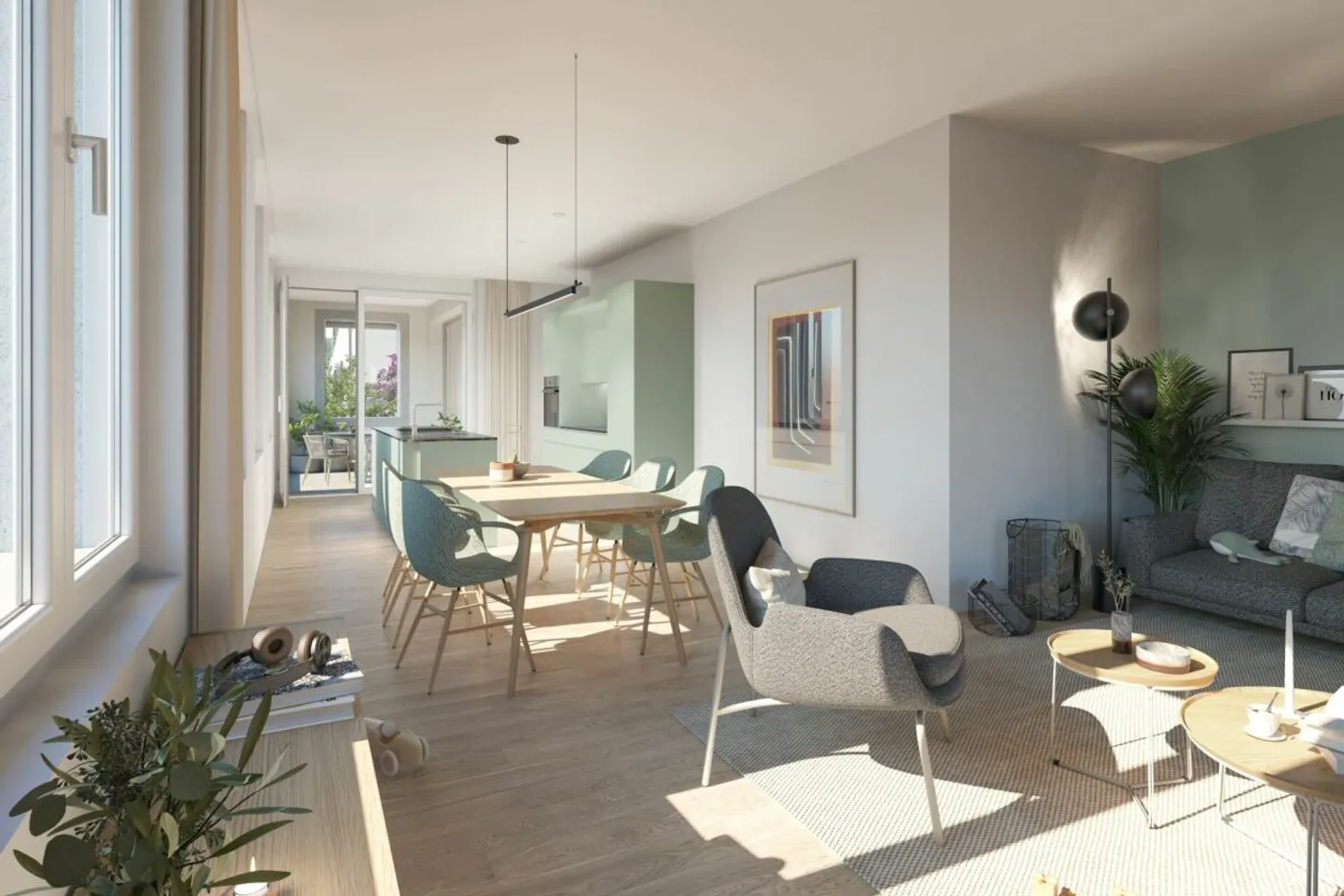 "5.5-Zimmer-Wohnung ""Wohnen Neugass""" - Foto 3 von 5