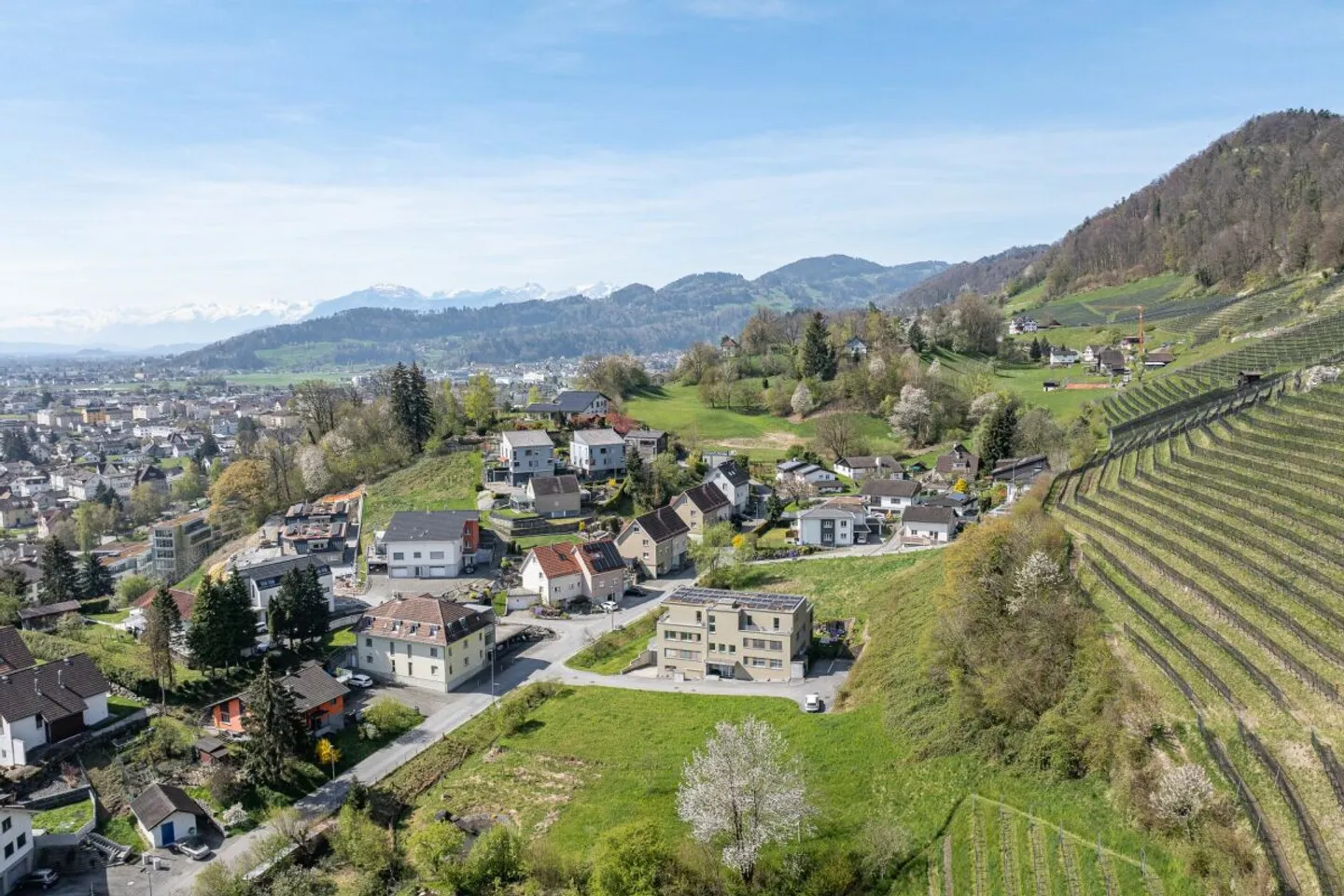 Terrain constructible de 691 m2 en pente - Photo 4 sur 4