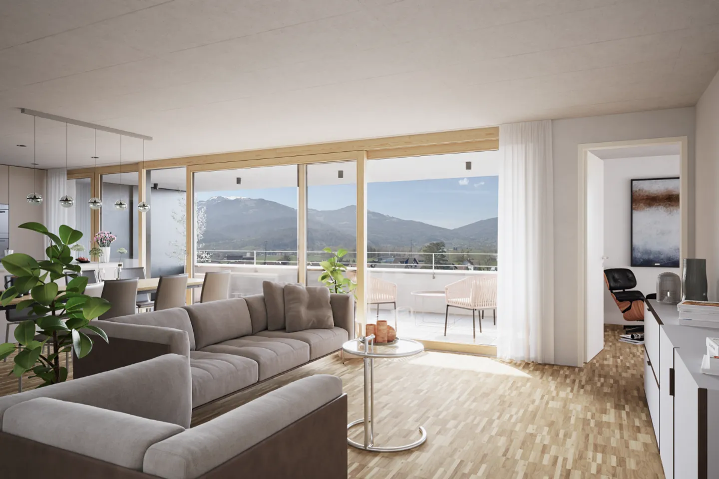 Appartamento di 4,5 vani: comfort incontra eleganza stilata in un nuovo edificio - Foto 2 di 5