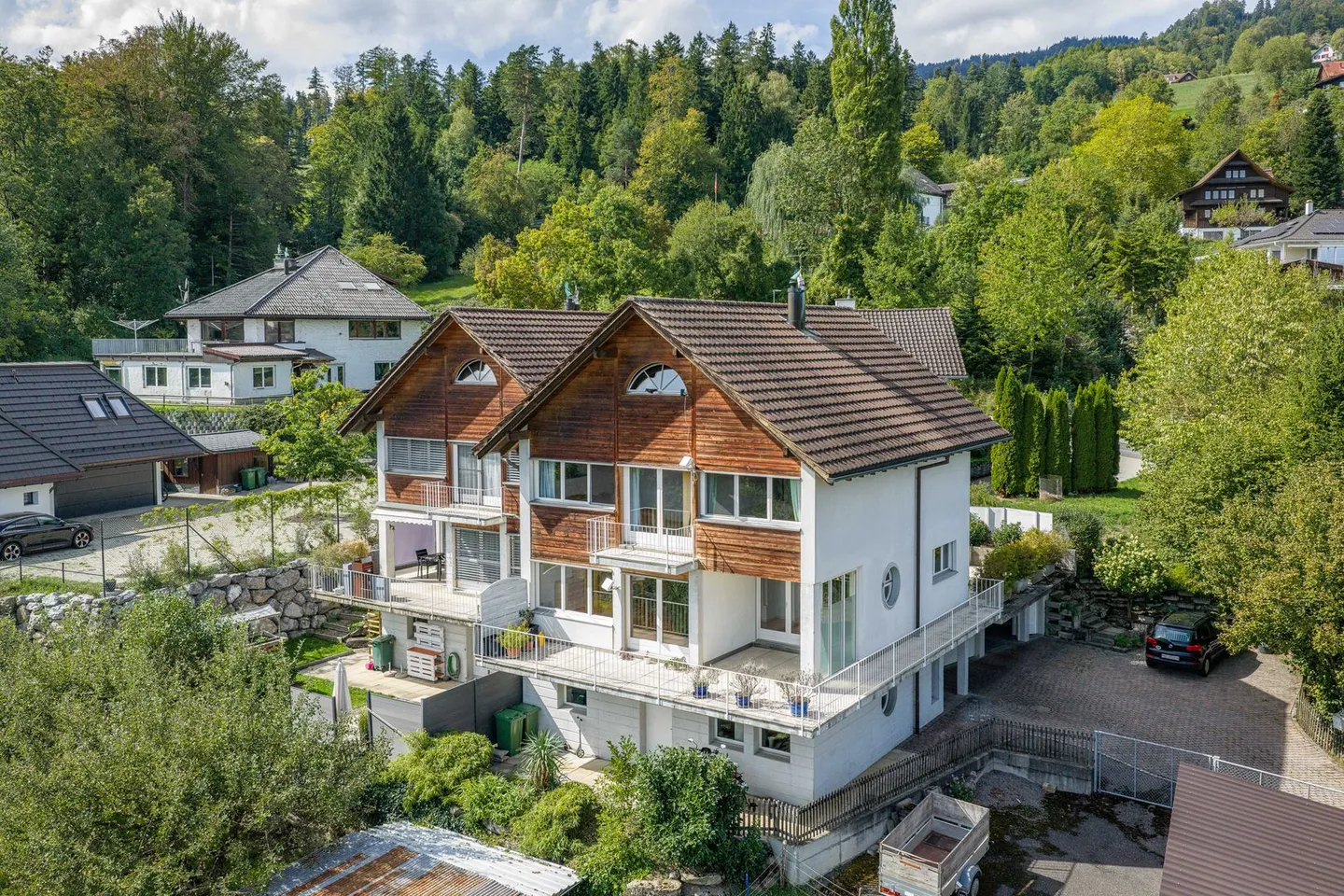 Charmantes Doppelhaus mit Aussicht - Foto 2 von 13