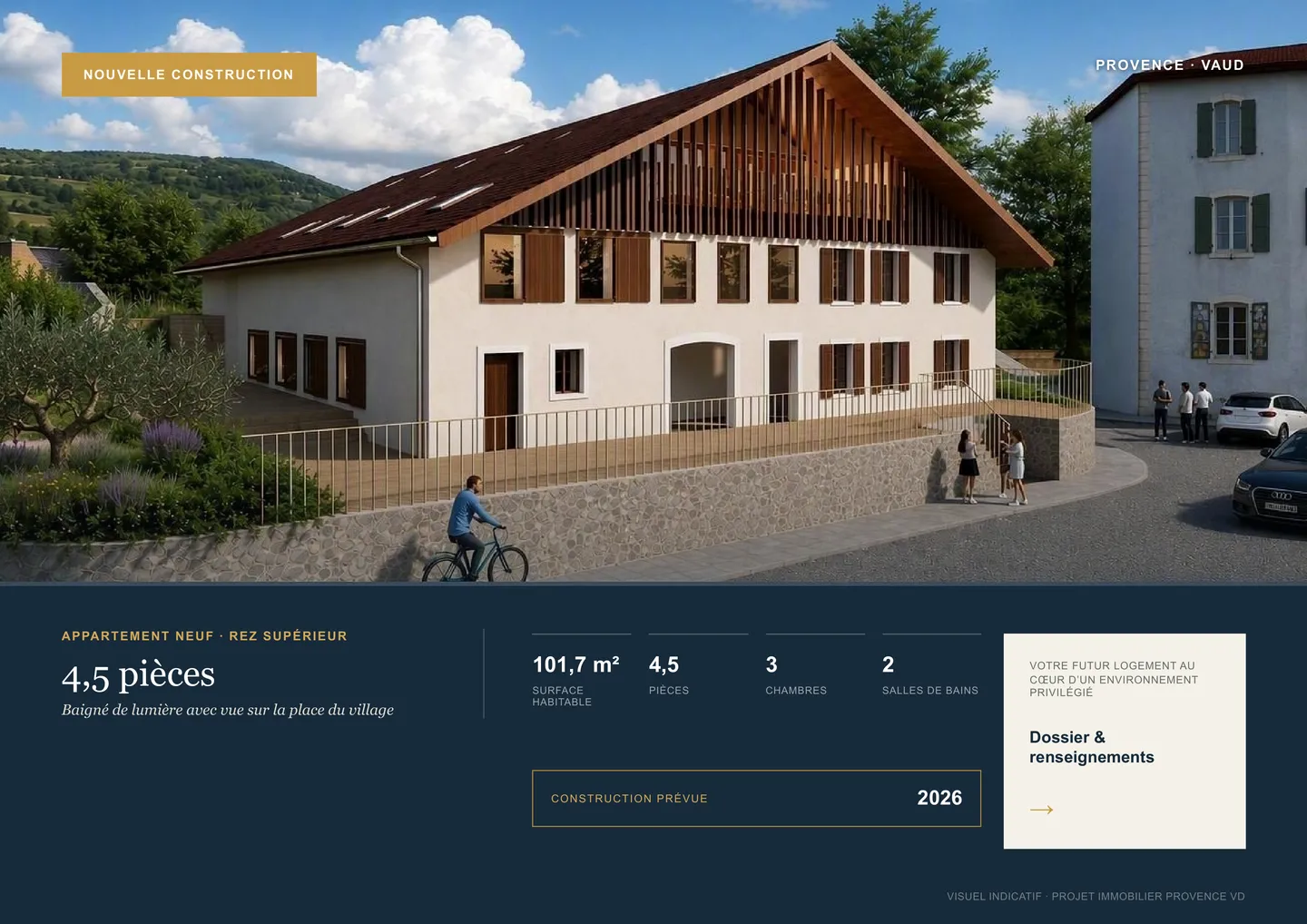 Appartement de village charmant - Photo 1 sur 5
