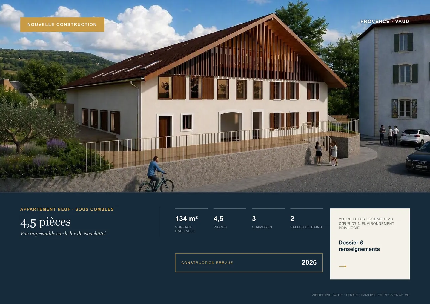 Appartement Charmant avec Vue - Photo 1 sur 5