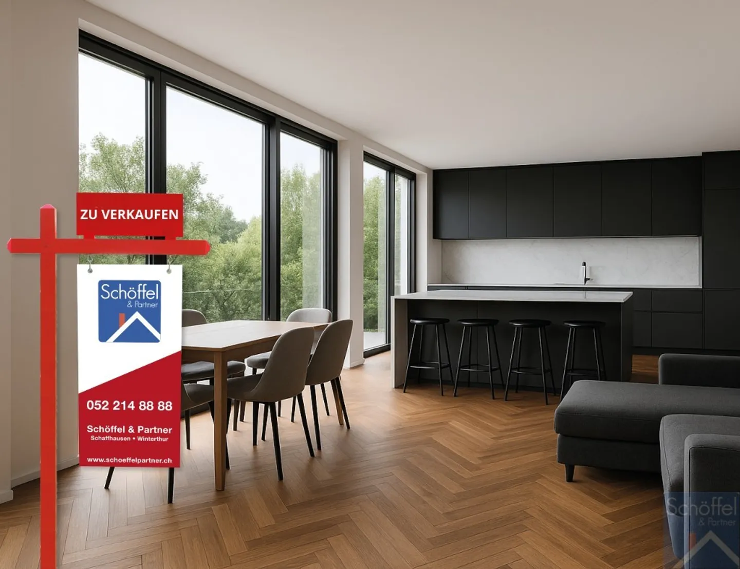 Condominium de 5,5 pièces entièrement rénové - Photo 1 sur 8