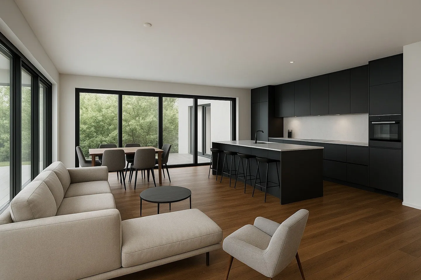 Condominium de 5,5 pièces entièrement rénové - Photo 2 sur 8