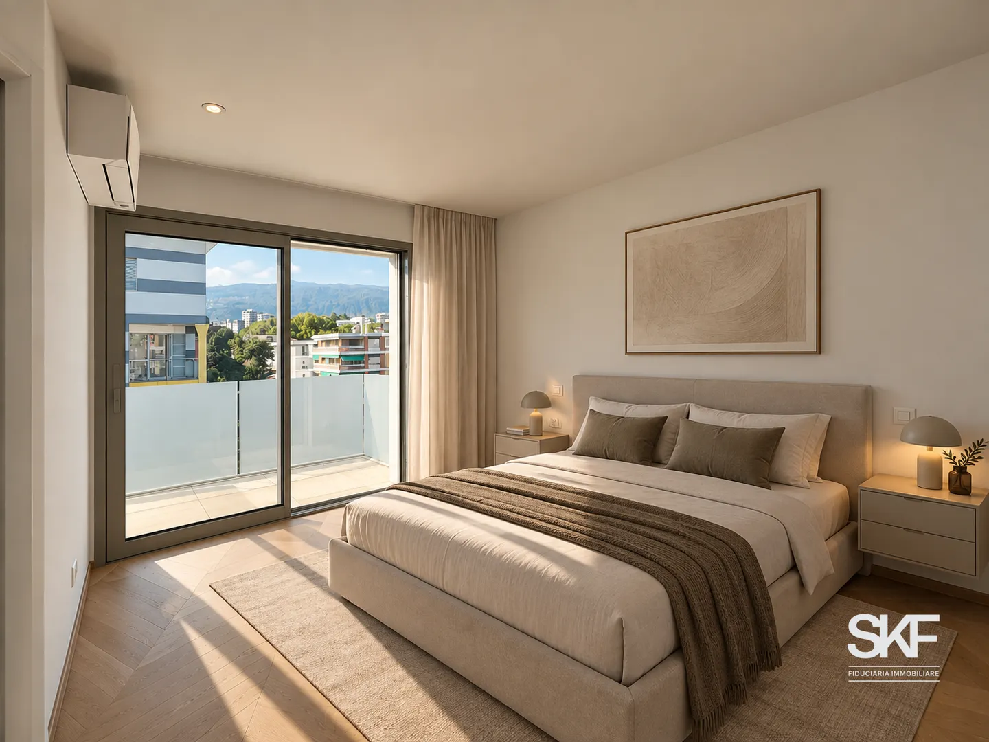 MASSAGNO - ZU VERKAUFEN NEUBAU-PENTHOUSE MIT TERRASSE UND SEEBLICK - Foto 7 von 13