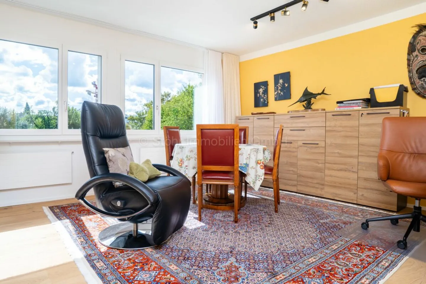 Stilvolle 4.5-Zimmer-Wohnung mit 145 m² Wohnfläche und hochwertiger Totalsanierung - Foto 4 di 13
