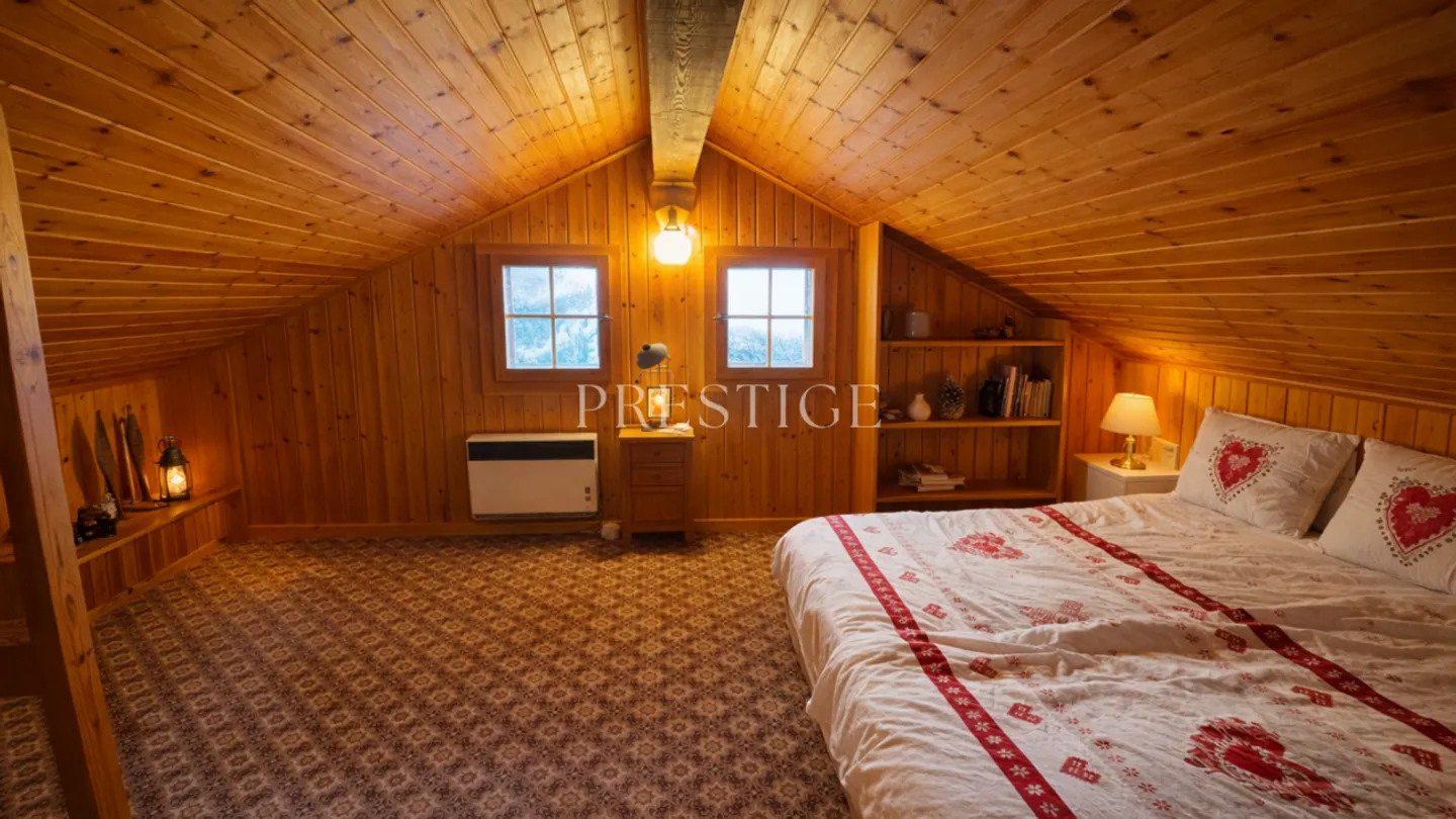Chalet autentico con vista panoramica - 5½ locali su 9'000 m² di terreno - Foto 11 di 13