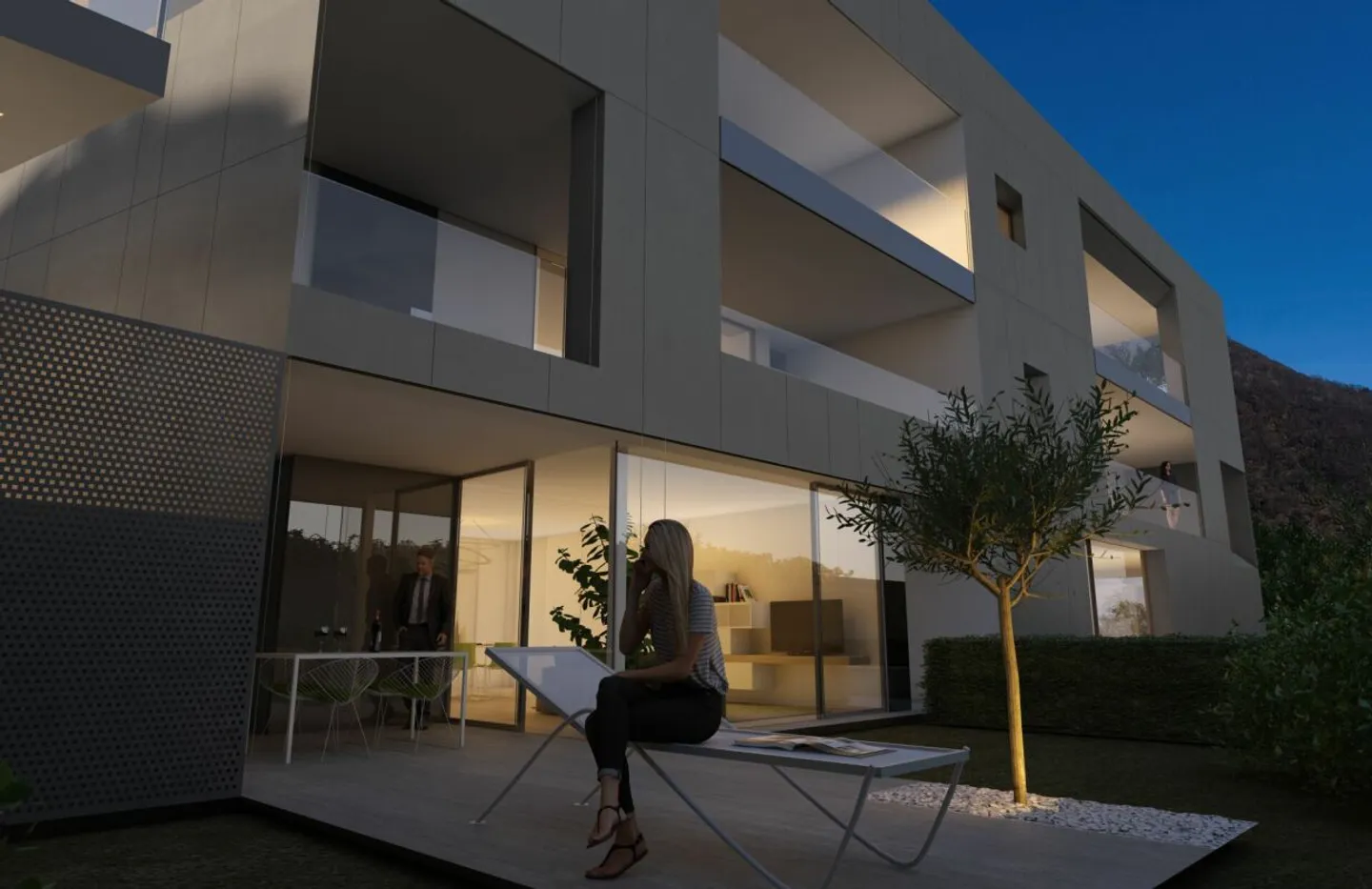 Elegante appartamento di 4.5 locali con giardino privato, situato in una zona residenziale di Losone - Foto 5 di 10