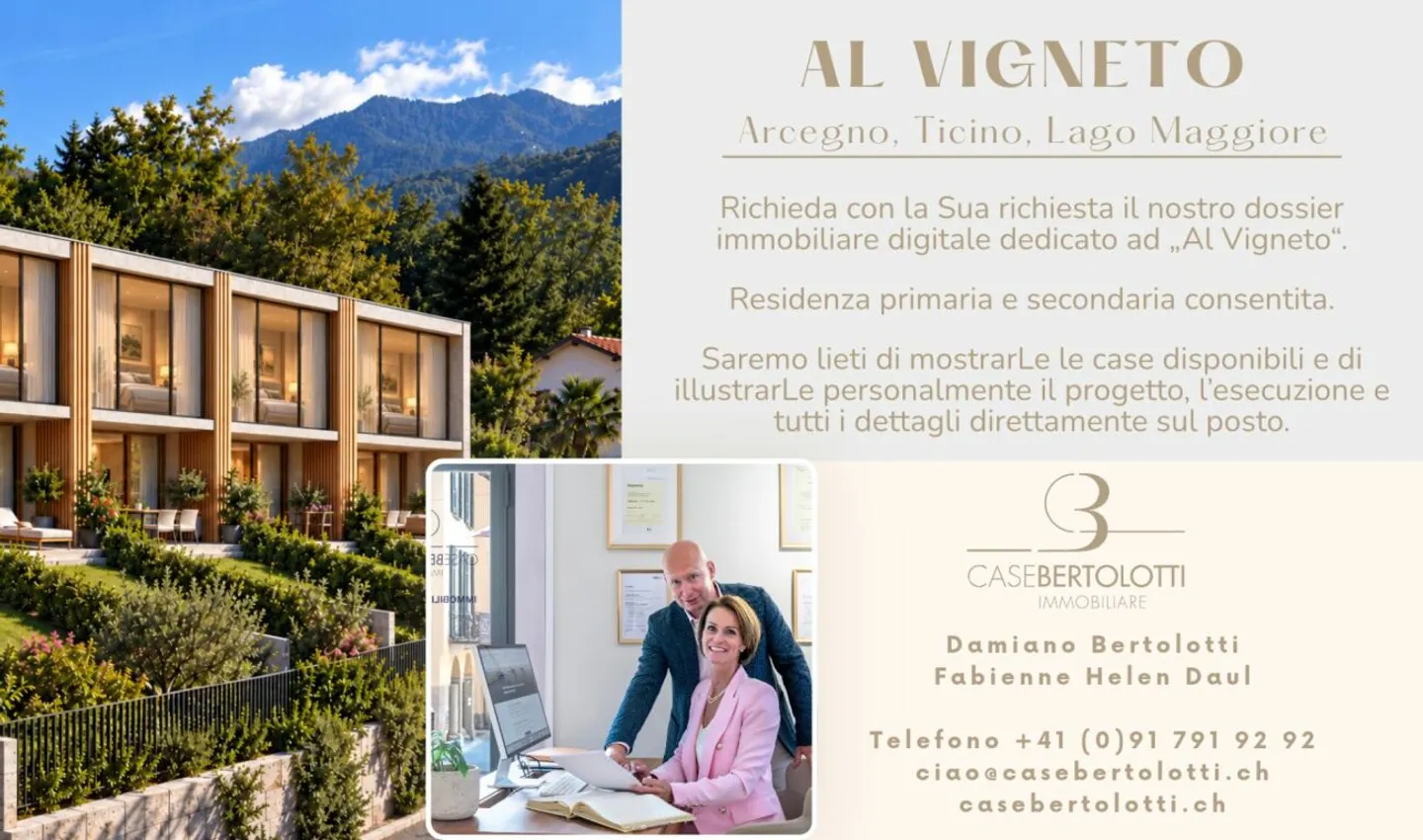 RARITÄT: Neubau mit Zweitwohnsitz - AL VIGNETO Arcegno - Foto 8 di 8