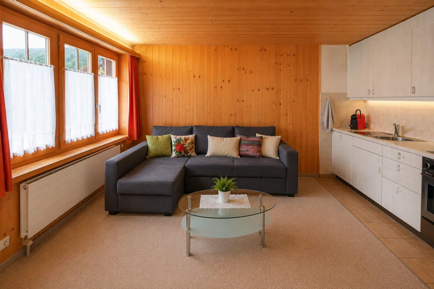 Appartamento affascinante 2.5 camere con terrazza e giardino - Foto 4 di 12