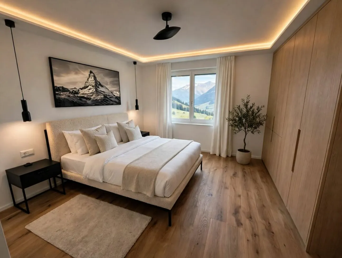 Appartamento unico con vista alpina a Brig e grande terrazza solare - Foto 6 di 12