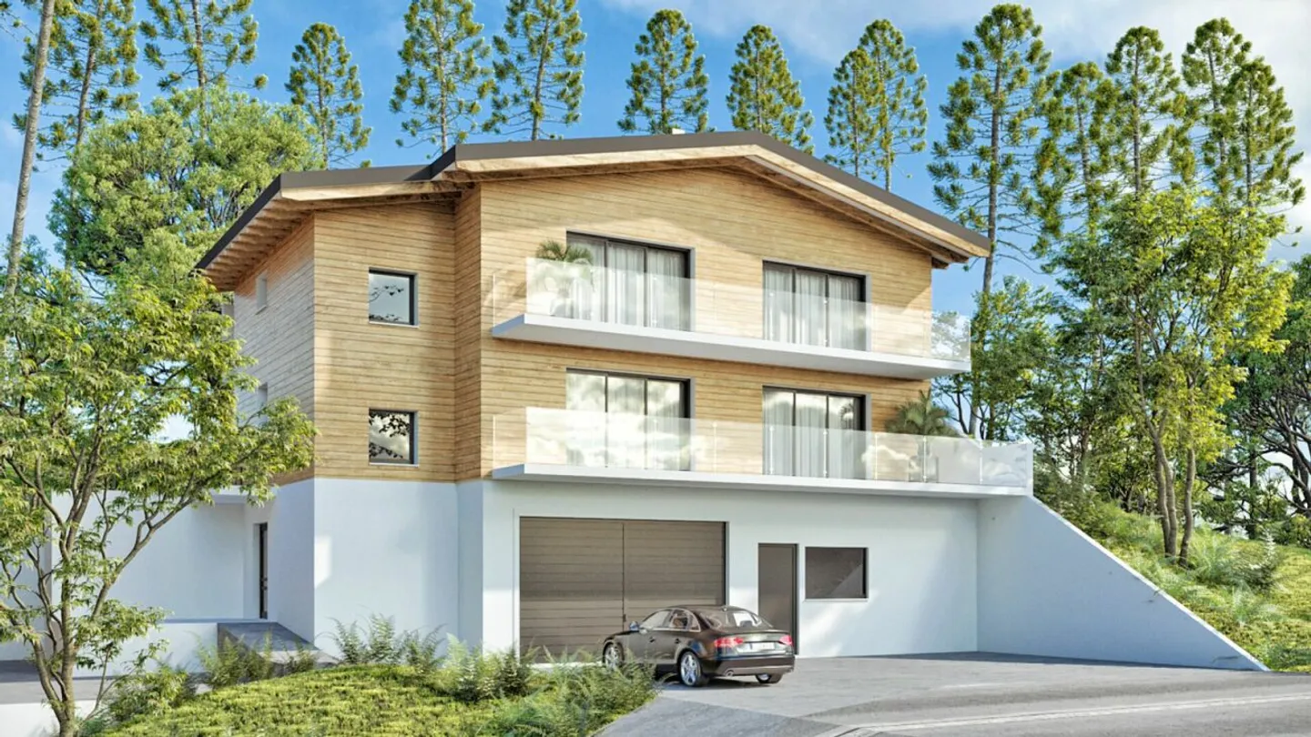 Moderner Chalet in Collombey - Foto 1 von 9