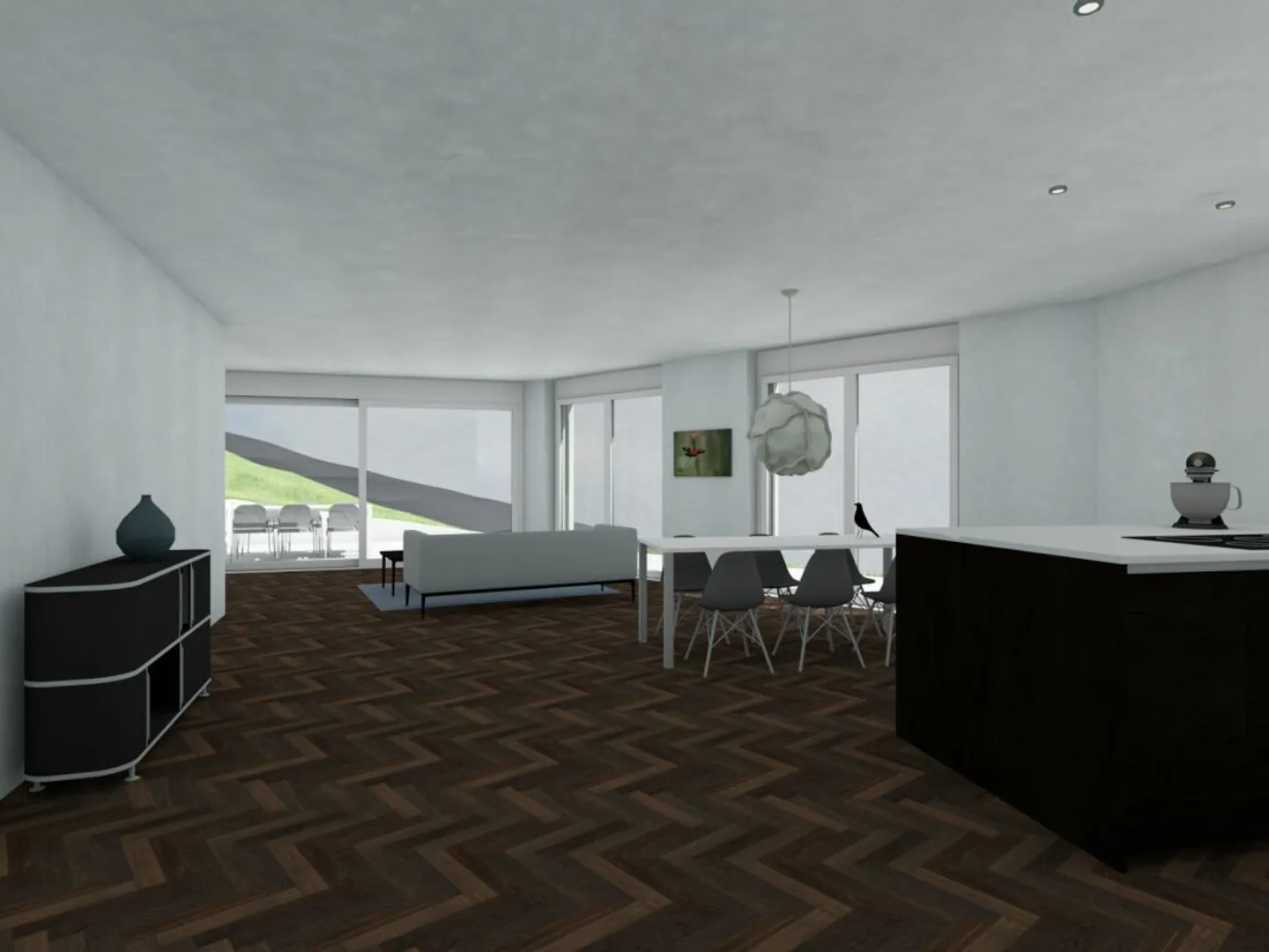 Grosszügiges Einfamilienhaus mit Bergsicht - Photo 4 sur 12