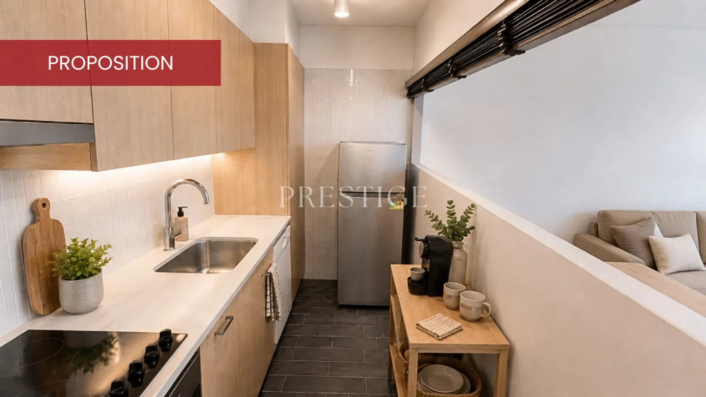 Appartamento 2½ locali nel centro di Crans - Posizione premium e grande potenziale - Foto 4 di 12