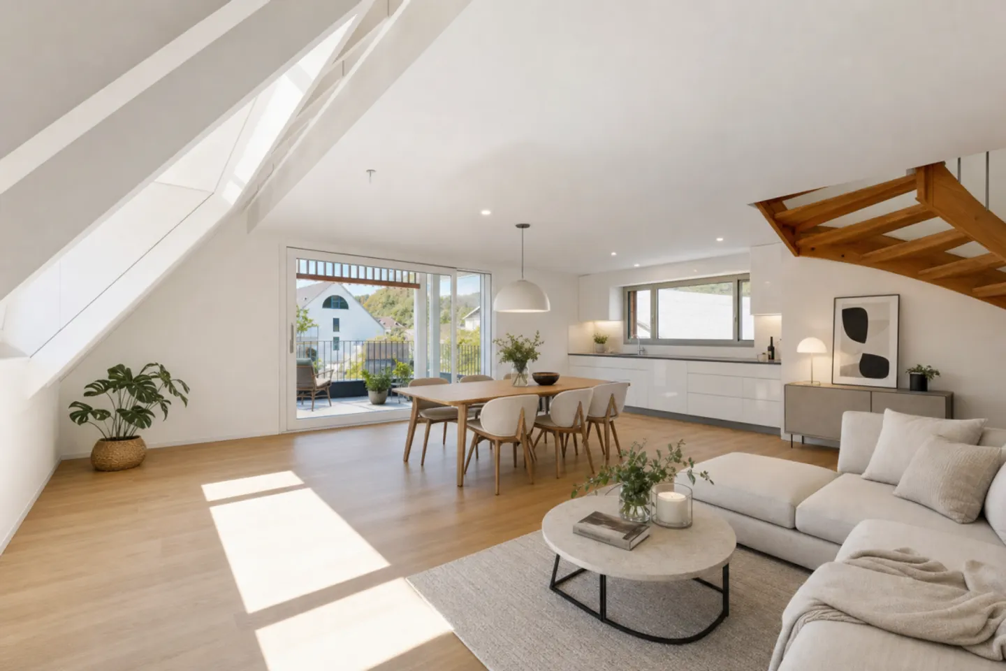 Vivre dans le village - Nouvel appartement en maisonette de 4,5 pièces - Photo 1 sur 13