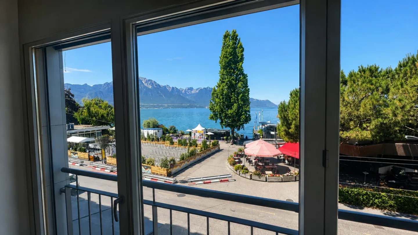 Exceptional 2.5-room apartment with panoramic lake view - Montreux - Photo 7 of 13