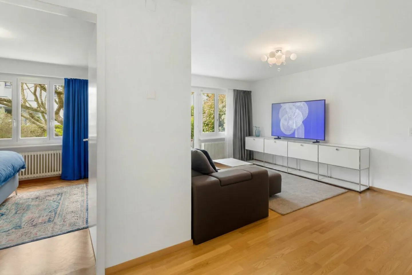 Charmante 3-Zimmer-Gartenwohnung mit sonnigem Sitzplatz und freiem Blick ins Grüne - Photo 9 sur 10