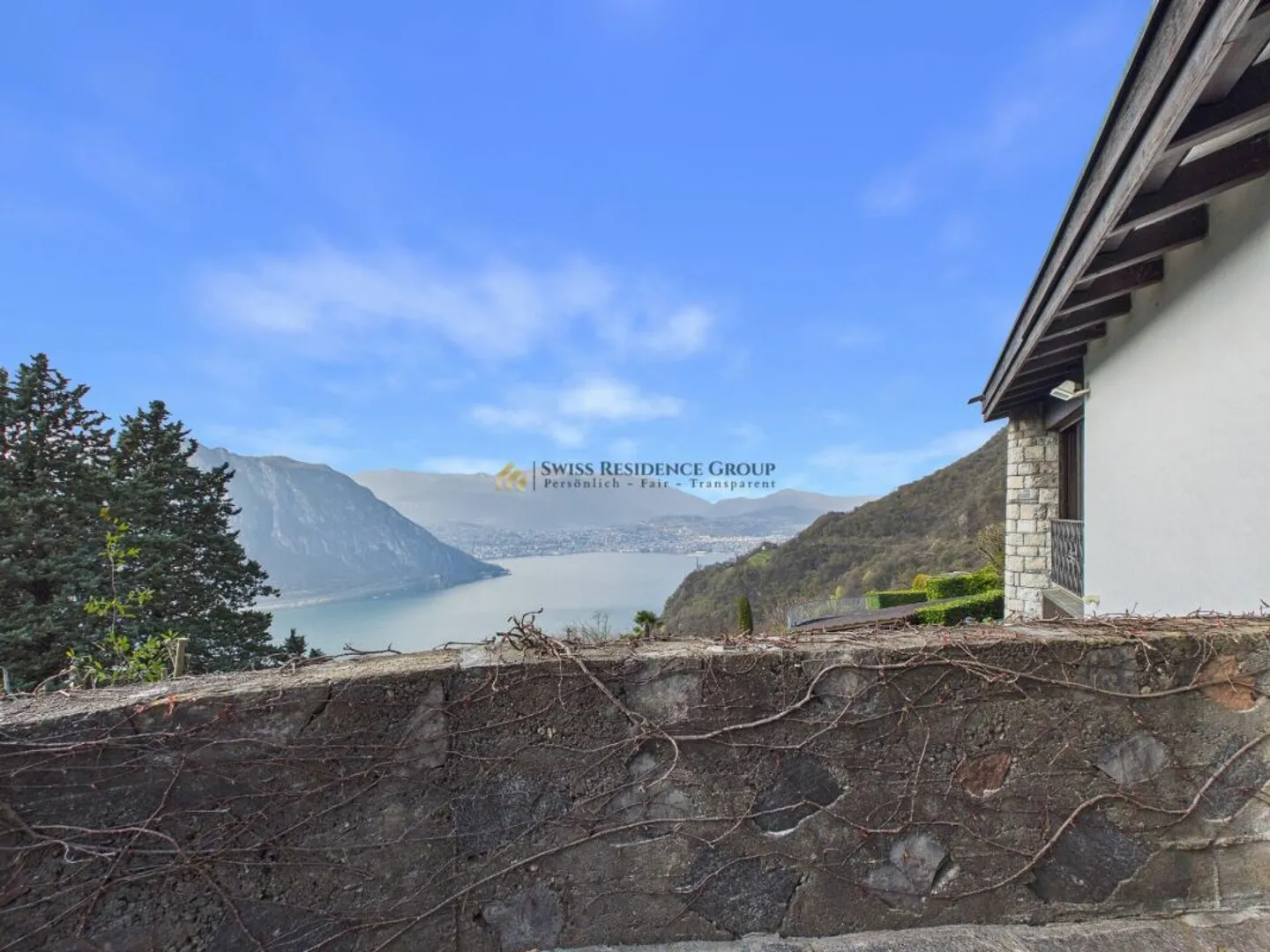 Leben im Grünen mit schöner Traumansicht in Arogno - Foto 1 von 13