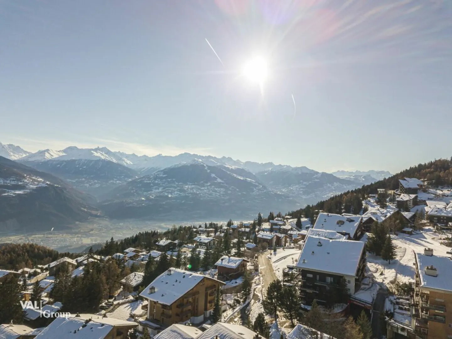 Terrain à bâtir à Anzère, vue panoramique - Photo 6 sur 8