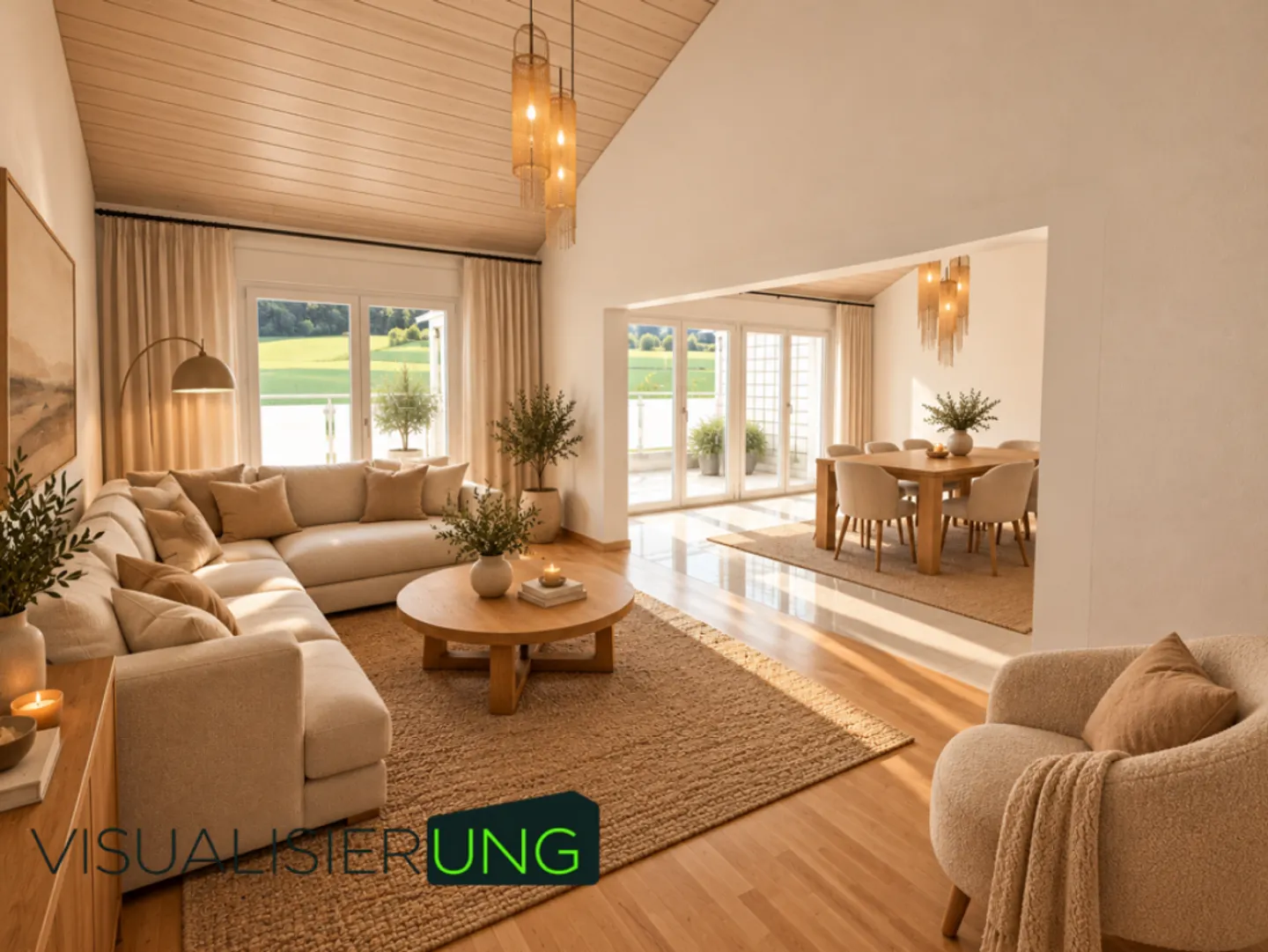 Unique penthouse apartment with a magnificent terrace and views of greenery - Photo 3 of 13