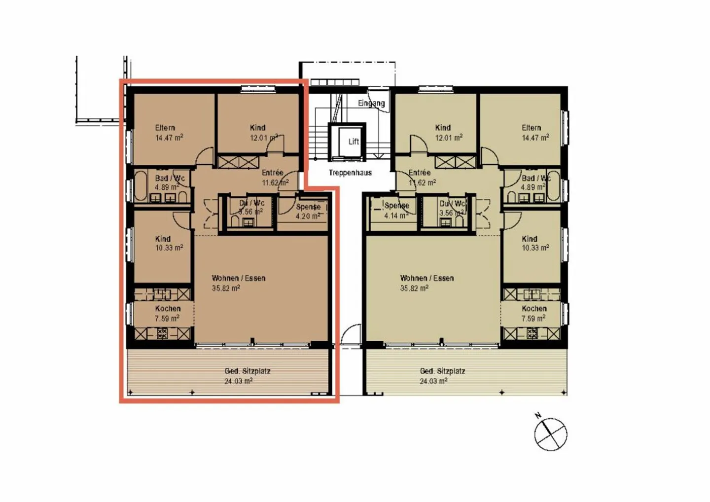 Appartamento al piano terra 4 1/2 locali soleggiato - Foto 9 di 9
