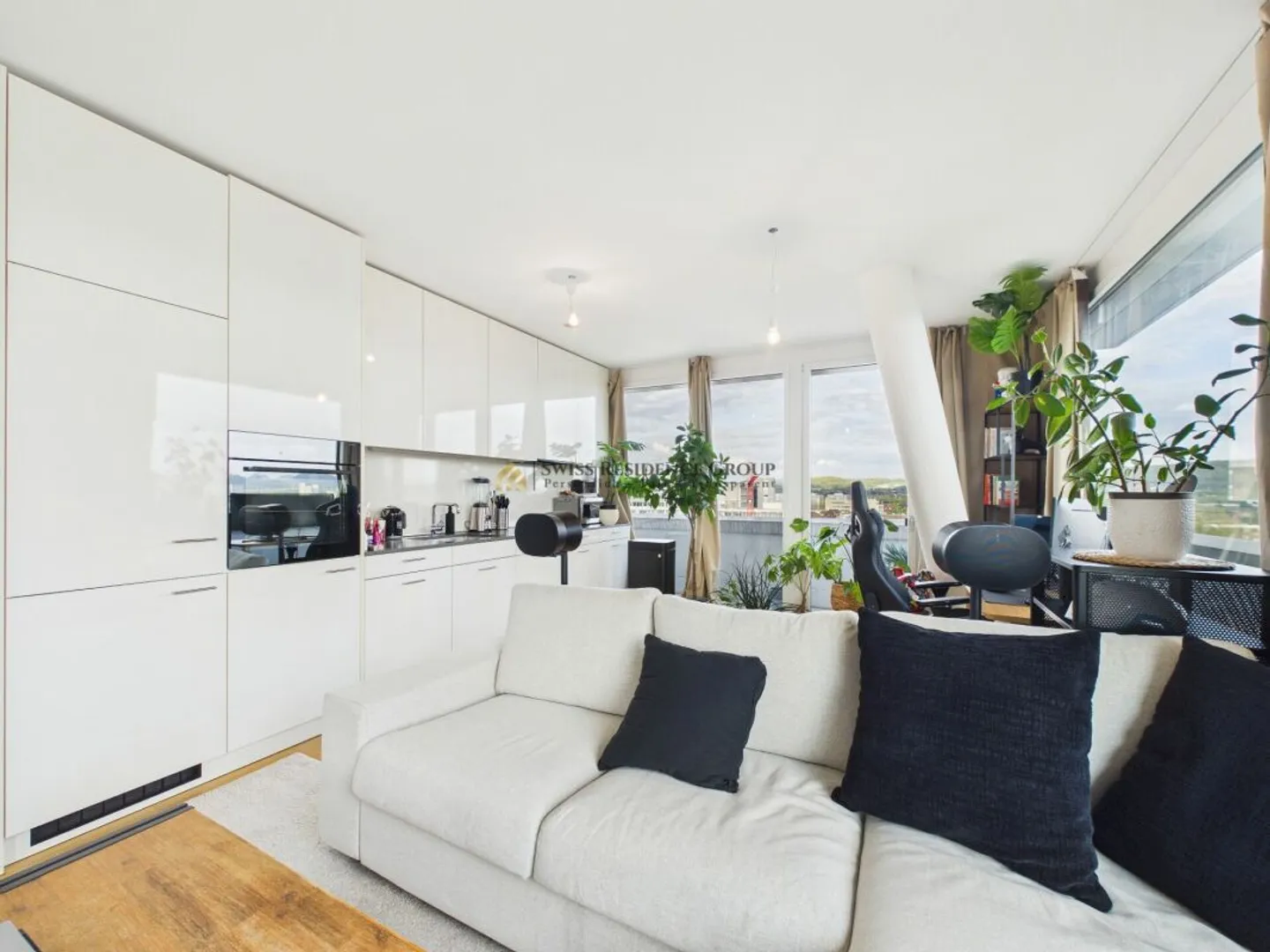 Skyline-Wohnung | 9. Etage mit Blick über ganz Basel - Photo 12 sur 13