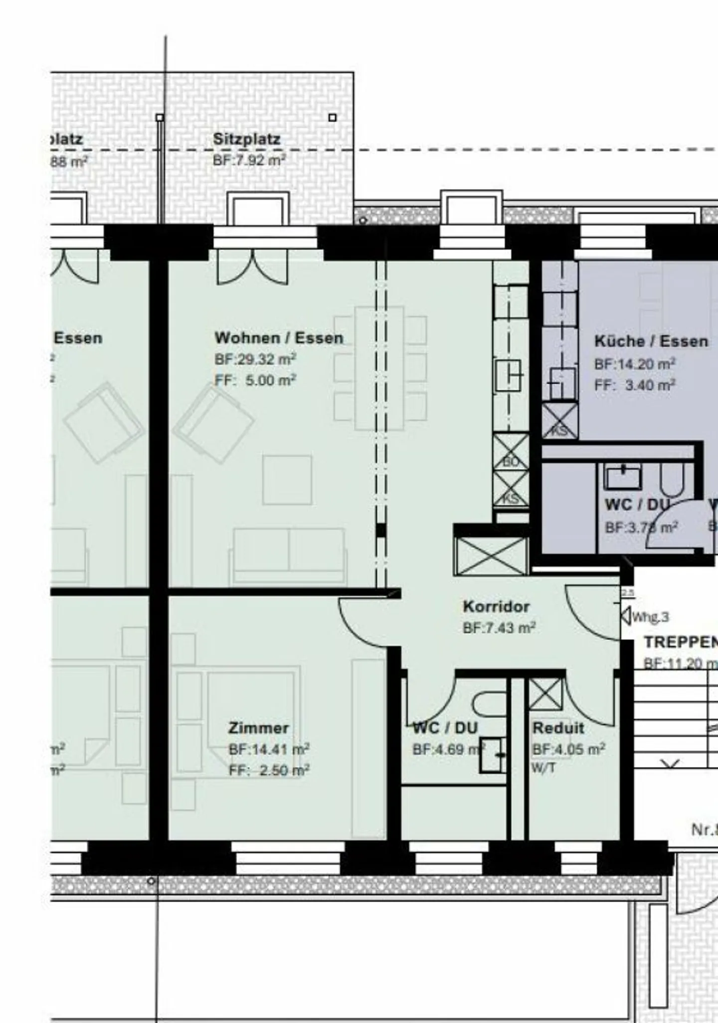 First rental after renovation - Modern 2.5-room apartments with lake view! - Photo 8 of 8