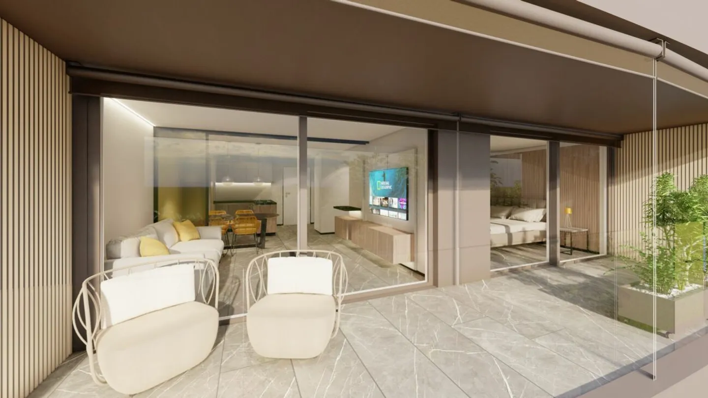 MINUSIO - Modernes 2,5-Zimmer-Apartment mit Terrasse - Foto 4 von 12