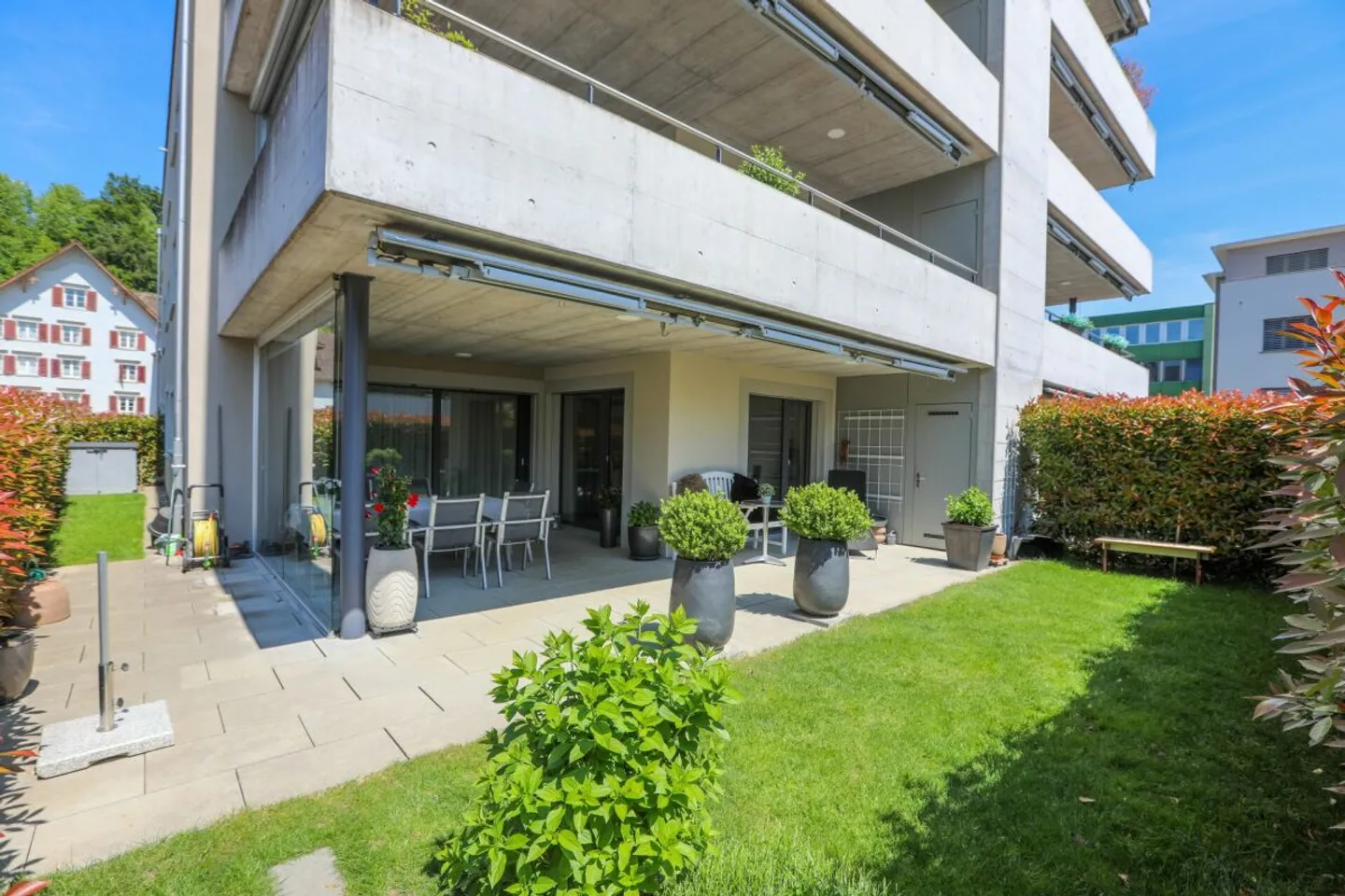 Appartement de 3,5 pièces au rez-de-chaussée à Weinfelden - Photo 1 sur 7