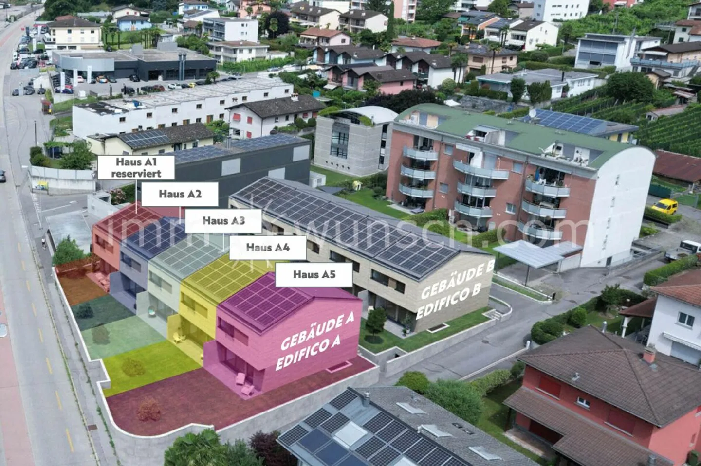 Neubauprojekt Gordola / Progetto di nuova costruzione a Gordola - Foto 4 von 5