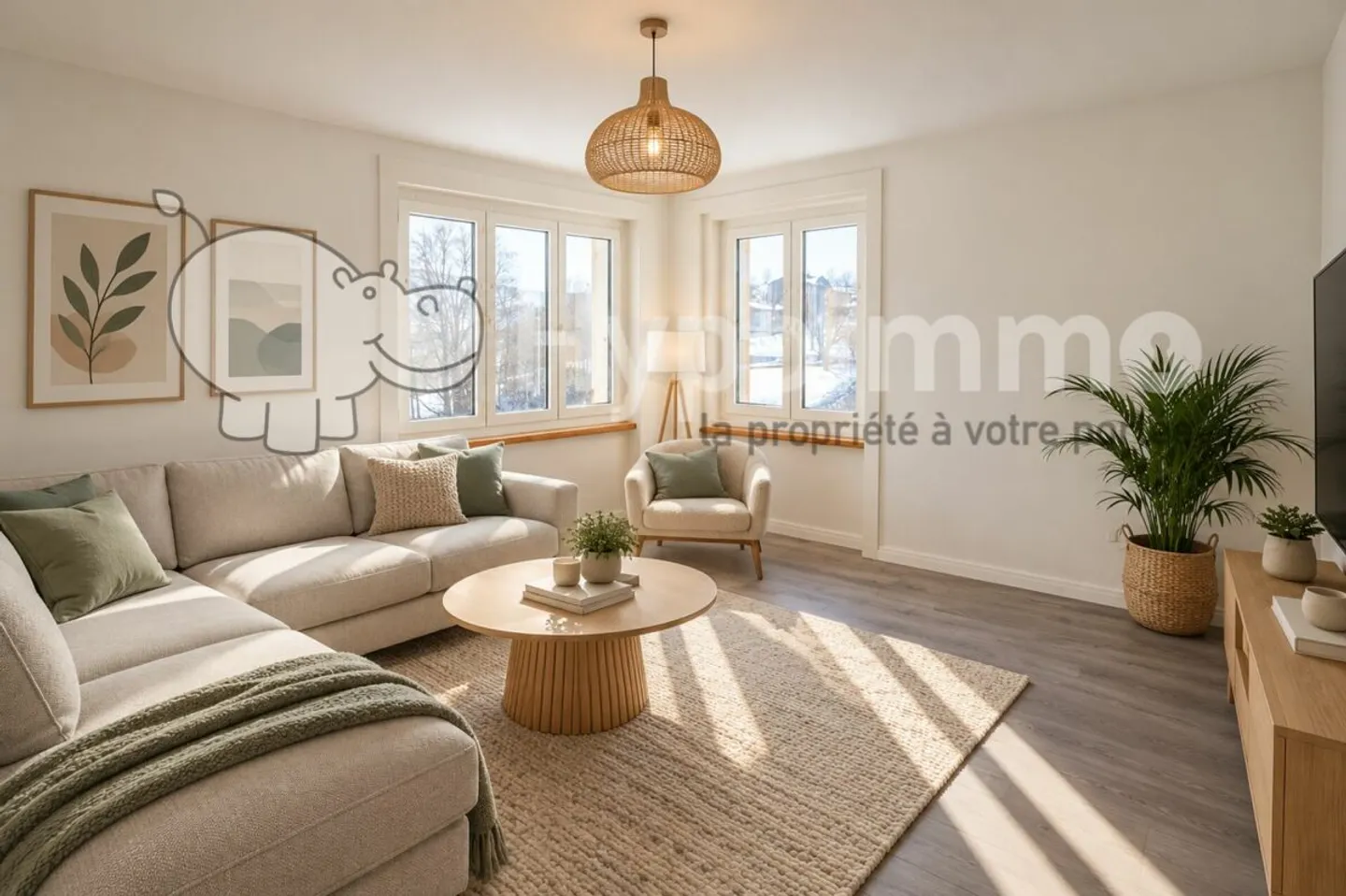 Helles 3,5-Zimmer-Apartment in Ponts-de-Martel - Foto 1 von 9
