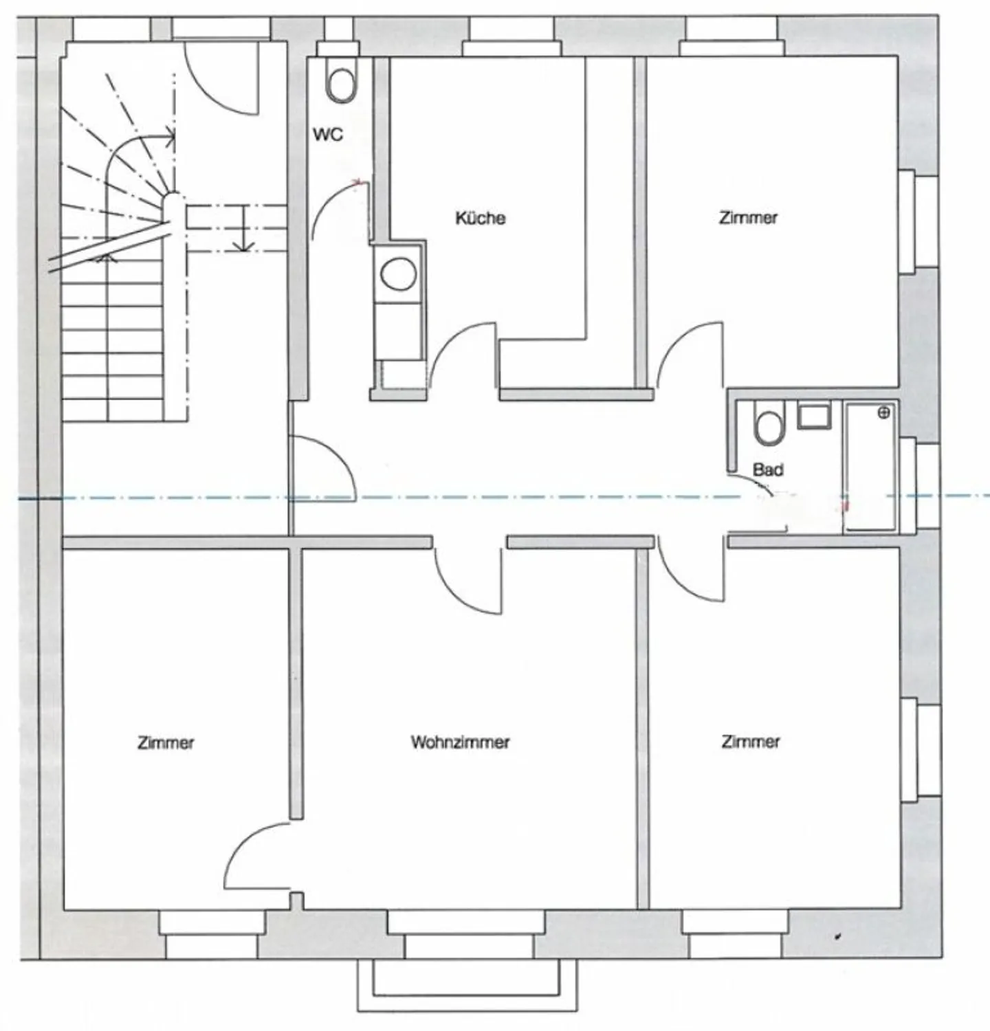 Charming old apartment with spacious terrace in a central location - Photo 12 of 13