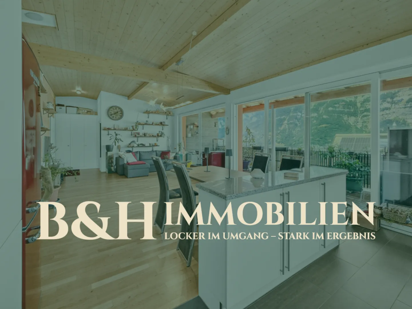 Vivre au-dessus du lac Walen - Appartement en attique ensoleillé de 3½ pièces avec vue panoramique - Photo 1 sur 13
