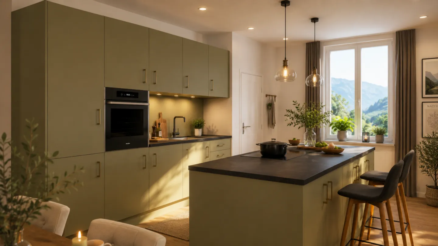 Nuovo appartamento di 3,5 stanze n. 3 con balcone sud - Schönbühl 360° Wilderswil - Foto 5 di 10