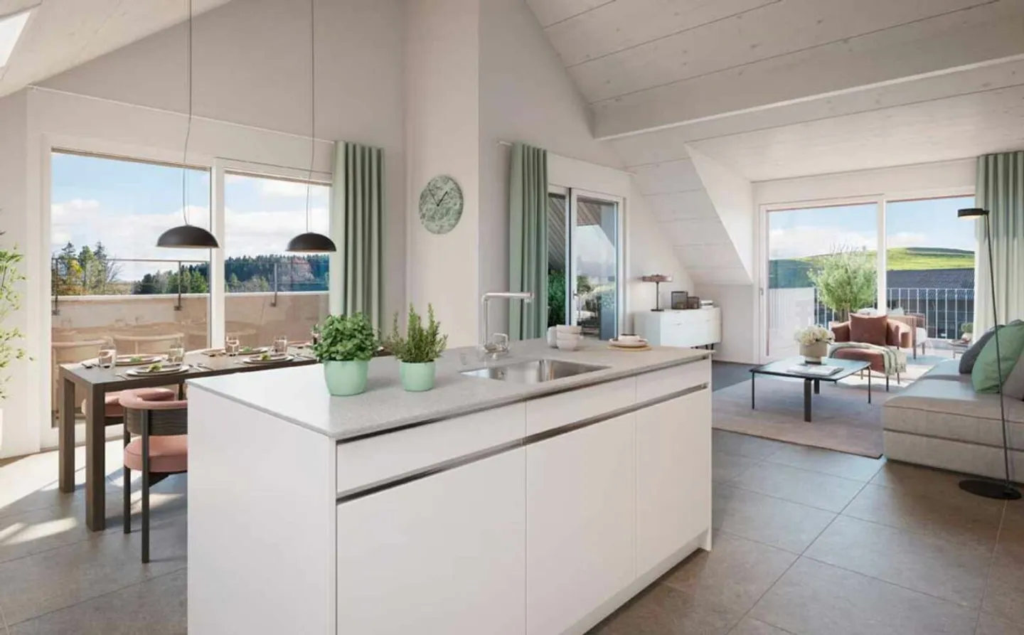 Modernes 3.5-Zimmer-Apartment - Foto 4 von 9