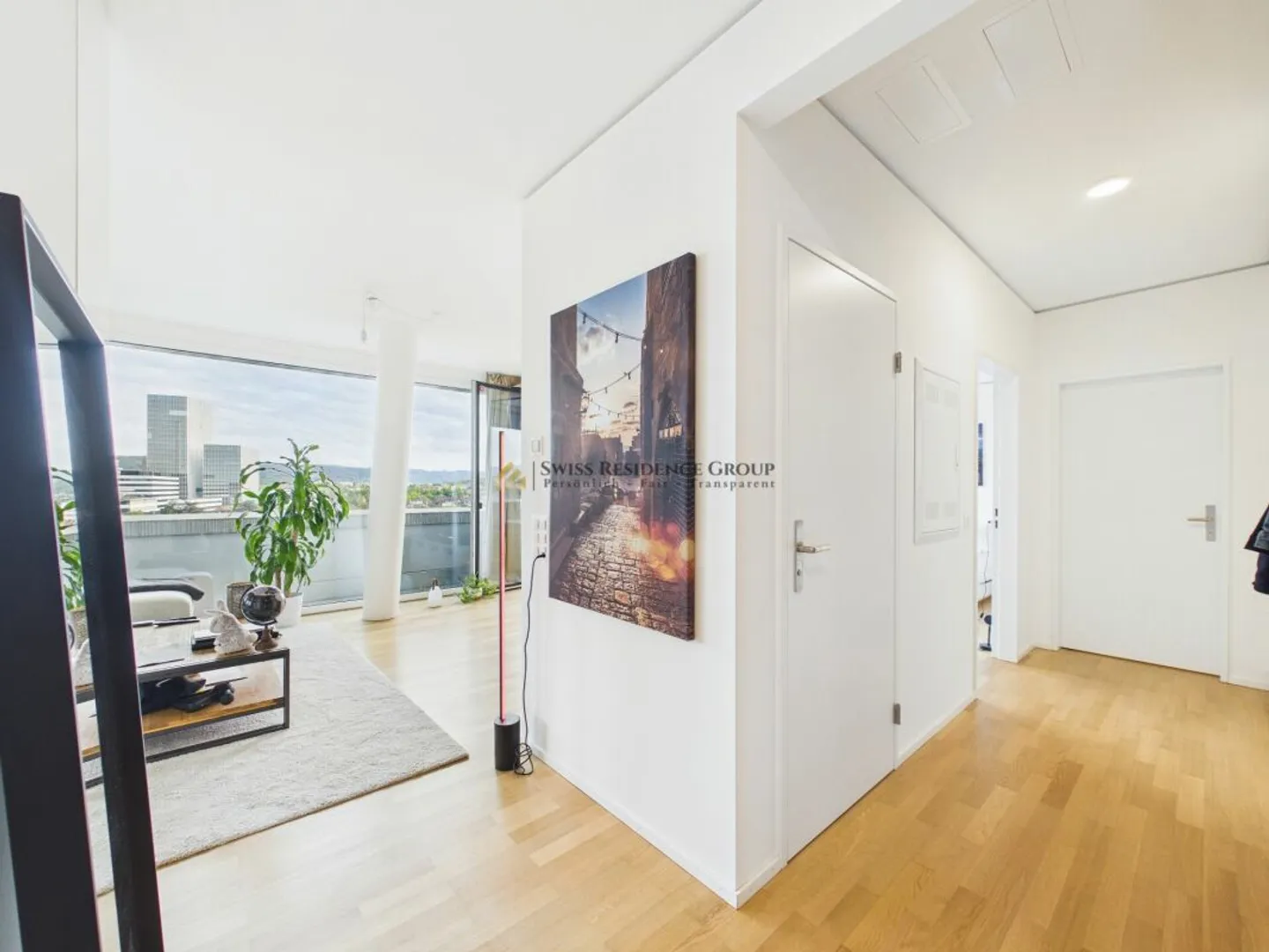 Skyline-Wohnung | 9. Etage mit Blick über ganz Basel - Photo 5 sur 13