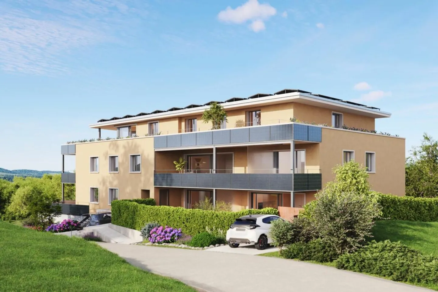 Nouveau projet de construction "Sonnenwiese" - Appartement de 4,5 pièces au 1er étage (Appartement n° 5) - Photo 2 sur 4