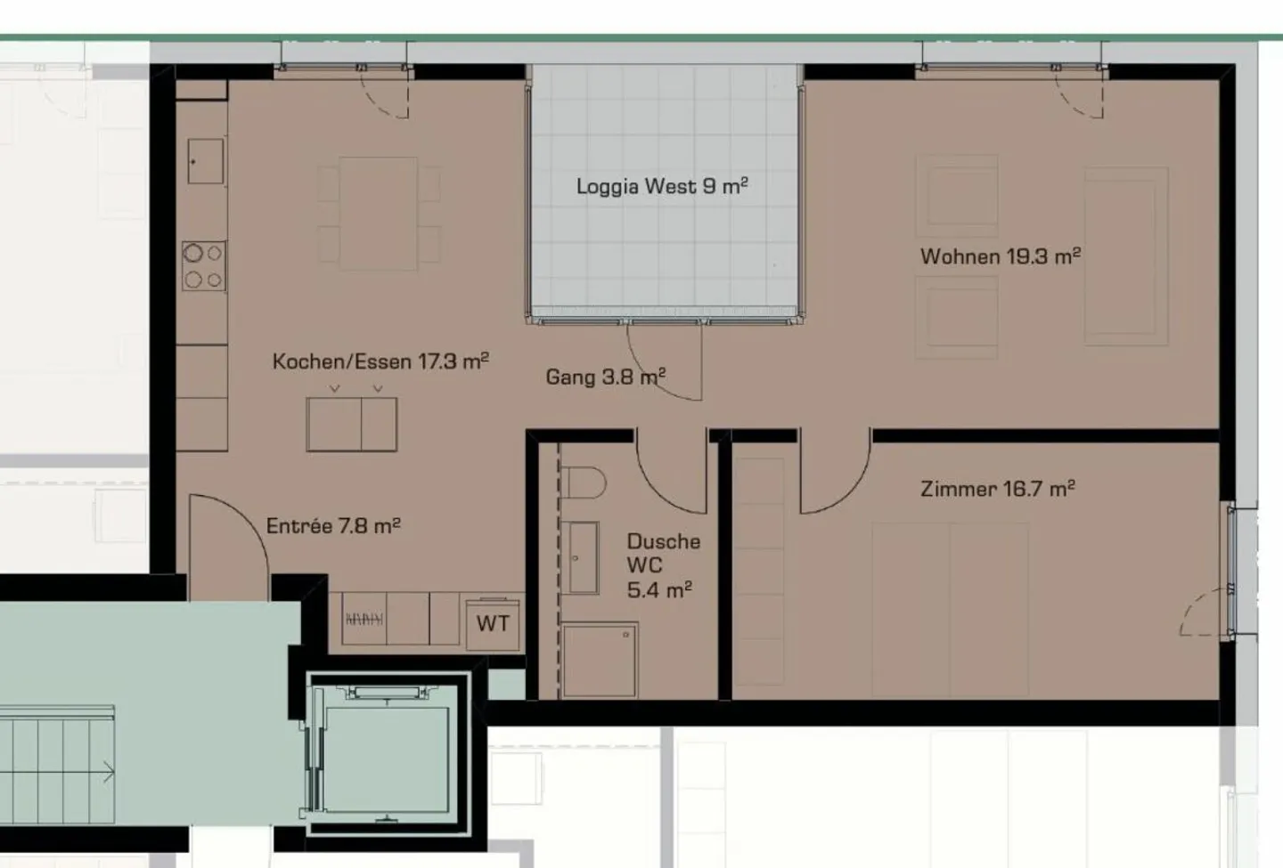 Exclusive and modern 2½-room apartment Lucerne-South - Photo 7 of 7