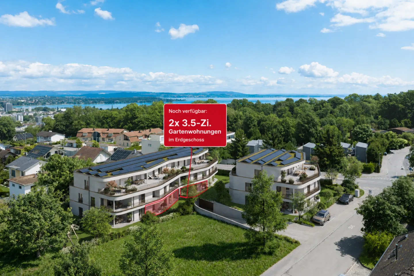 "Baustart erfolgt - letzte zwei 3.5-Zi. Gartenwohnungen im Neubau ""Linéa"" in Kreuzlingen" - Photo 2 sur 6