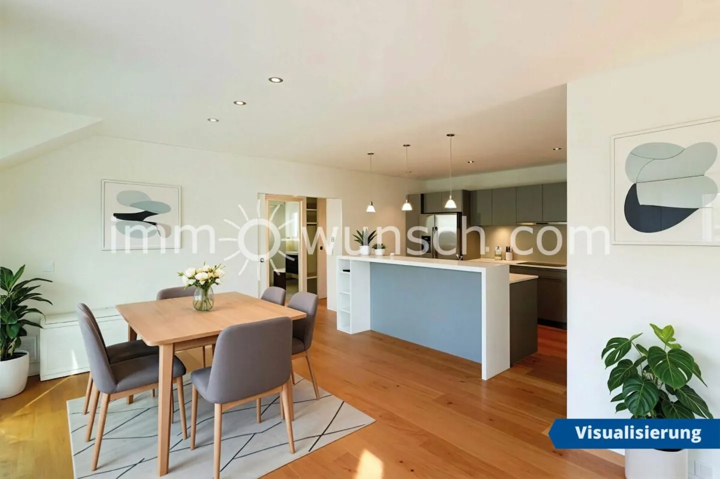 Bijou 4 ½ pièces Appartement en attique - Photo 2 sur 12