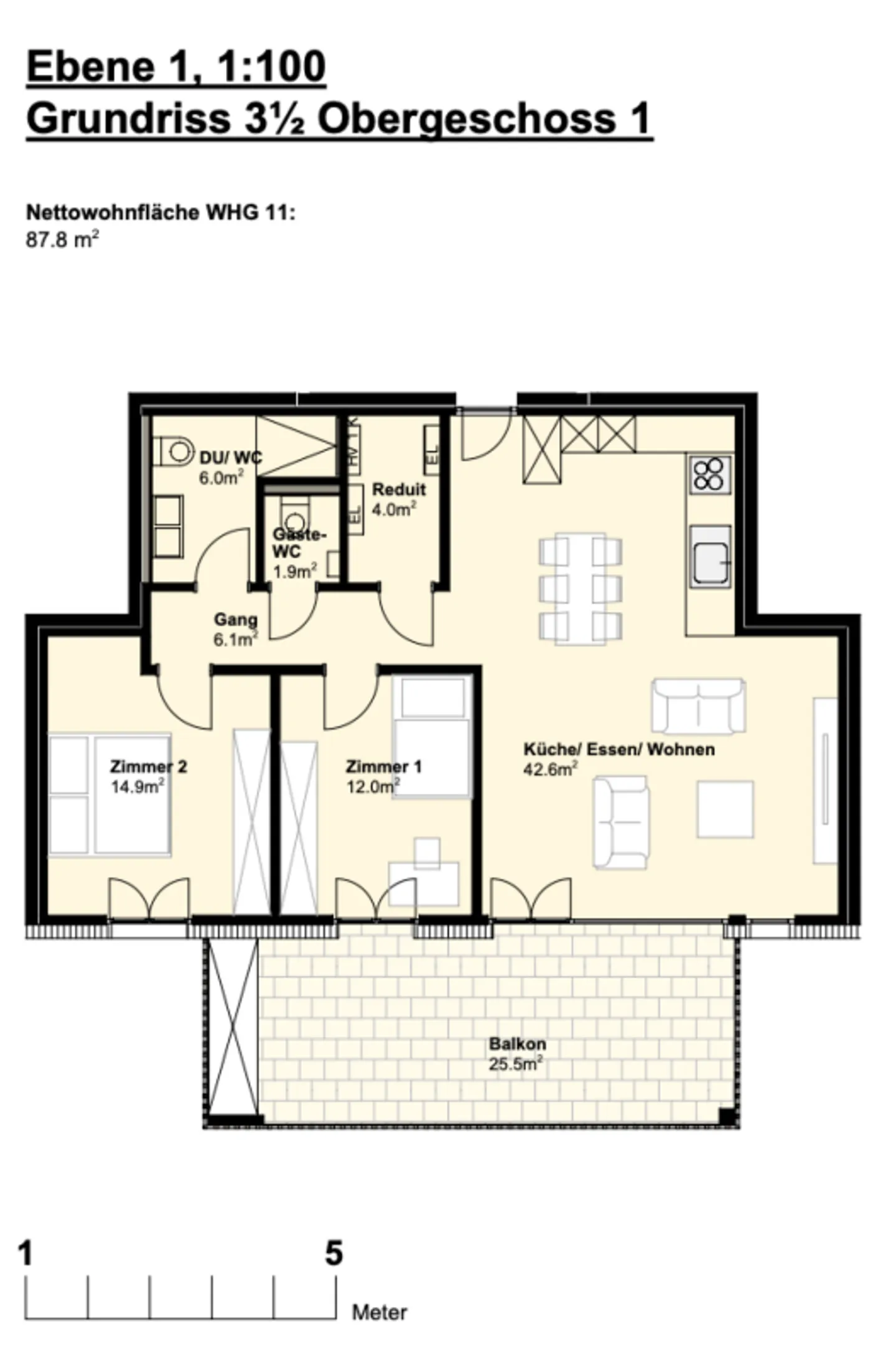 Attractive Living with a View; 3 1/2 Room Apartment - Photo 8 of 10