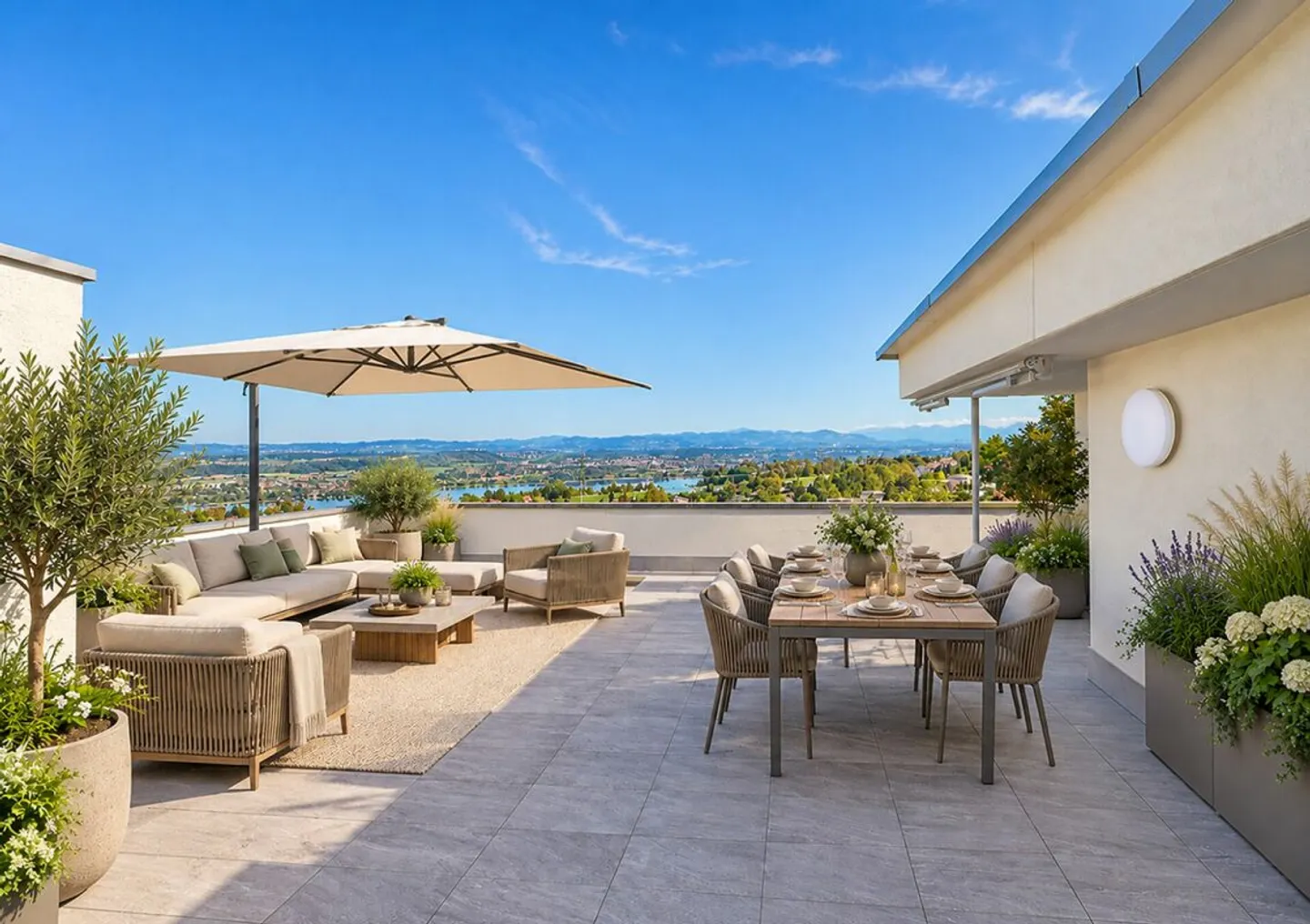 5.5 Room Penthouse Apartment with Large Terrace and Fantastic Panoramic View - Photo 10 of 12