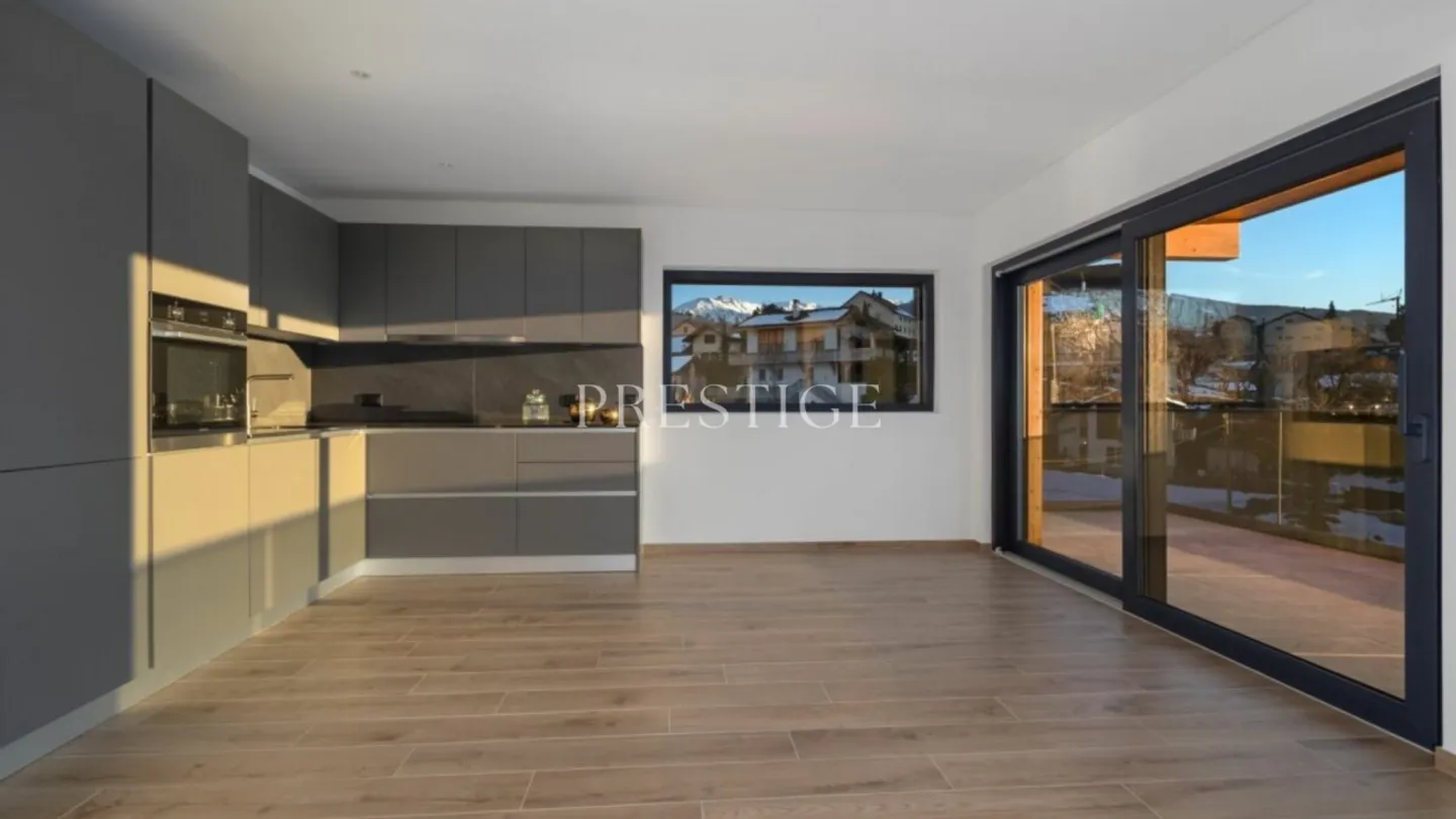 Chalet "Pra Derri 1" eccezionale a Lens: Lusso, Modernità e Panorama Alpino - Foto 3 di 7