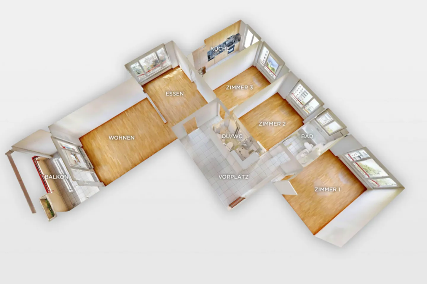 Charmant appartement sous les combles de 4,5 pièces à Allschwil - Photo 12 sur 12