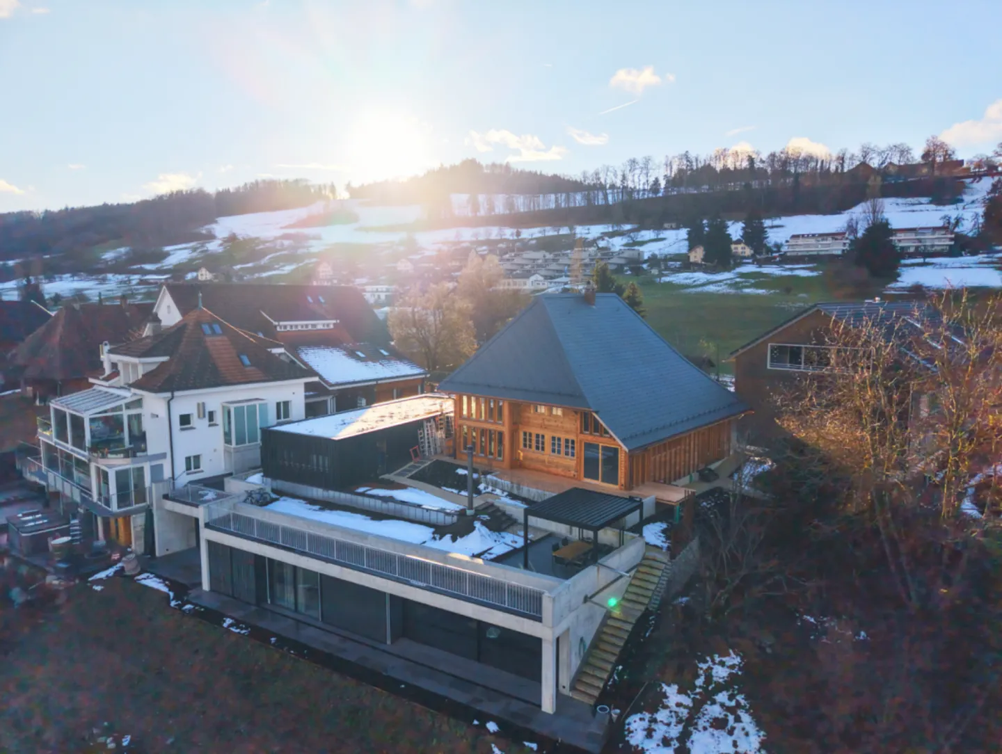 Proprietà unica sotto tutela con vista sul lago e sulle Alpi - Acquisto in diritto di costruzione possibile - Foto 1 di 10