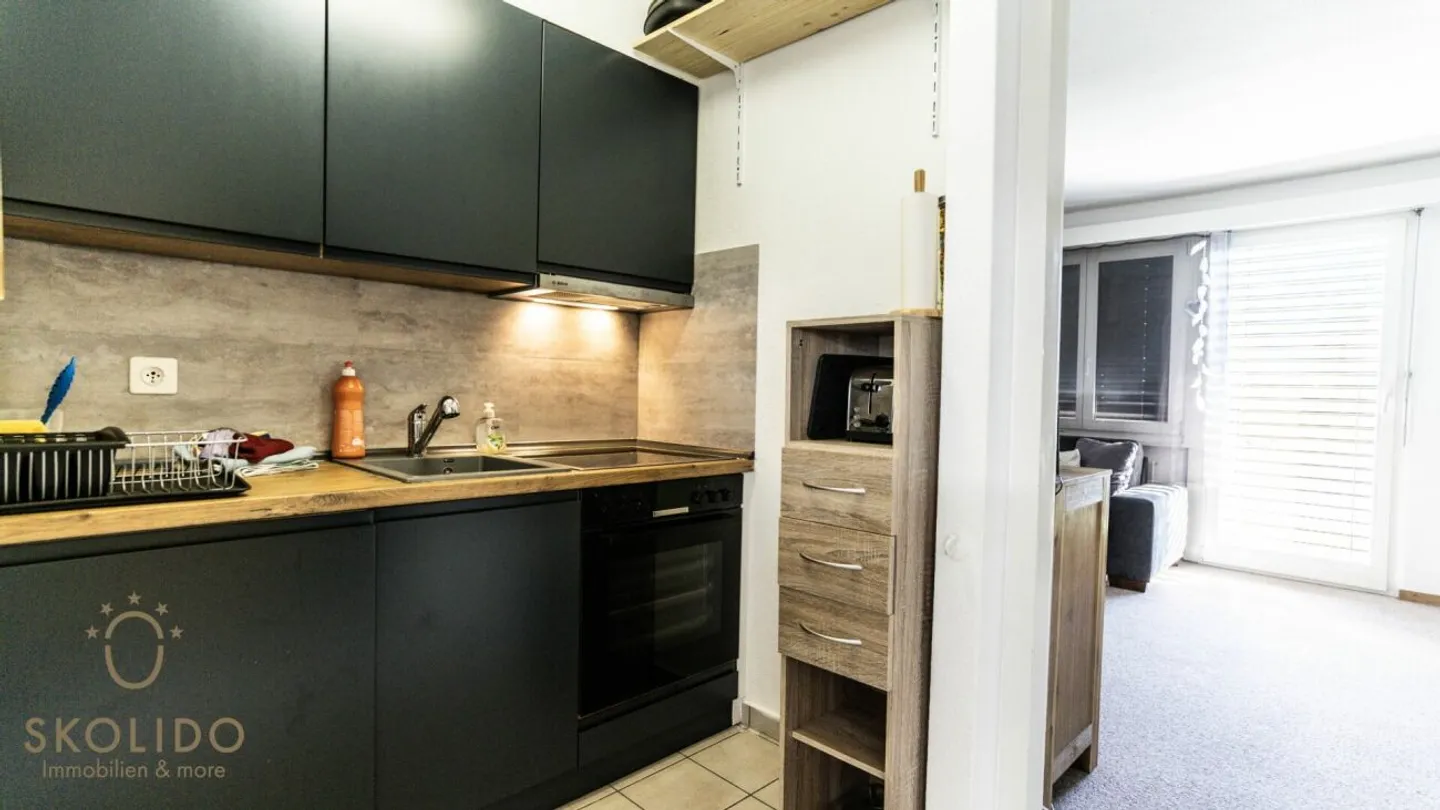 Grosses Studio-Apartment mit unverbaubarem Weitblick in der Aletscharena - Photo 10 sur 13